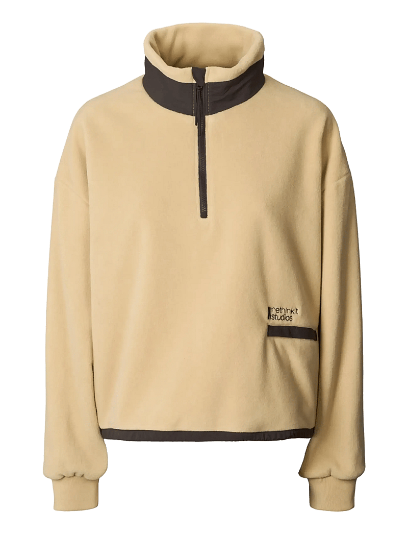 Rethinkit Studios - Fleece Half Zip Terra - fleece & mellanlager - sandshell - 1