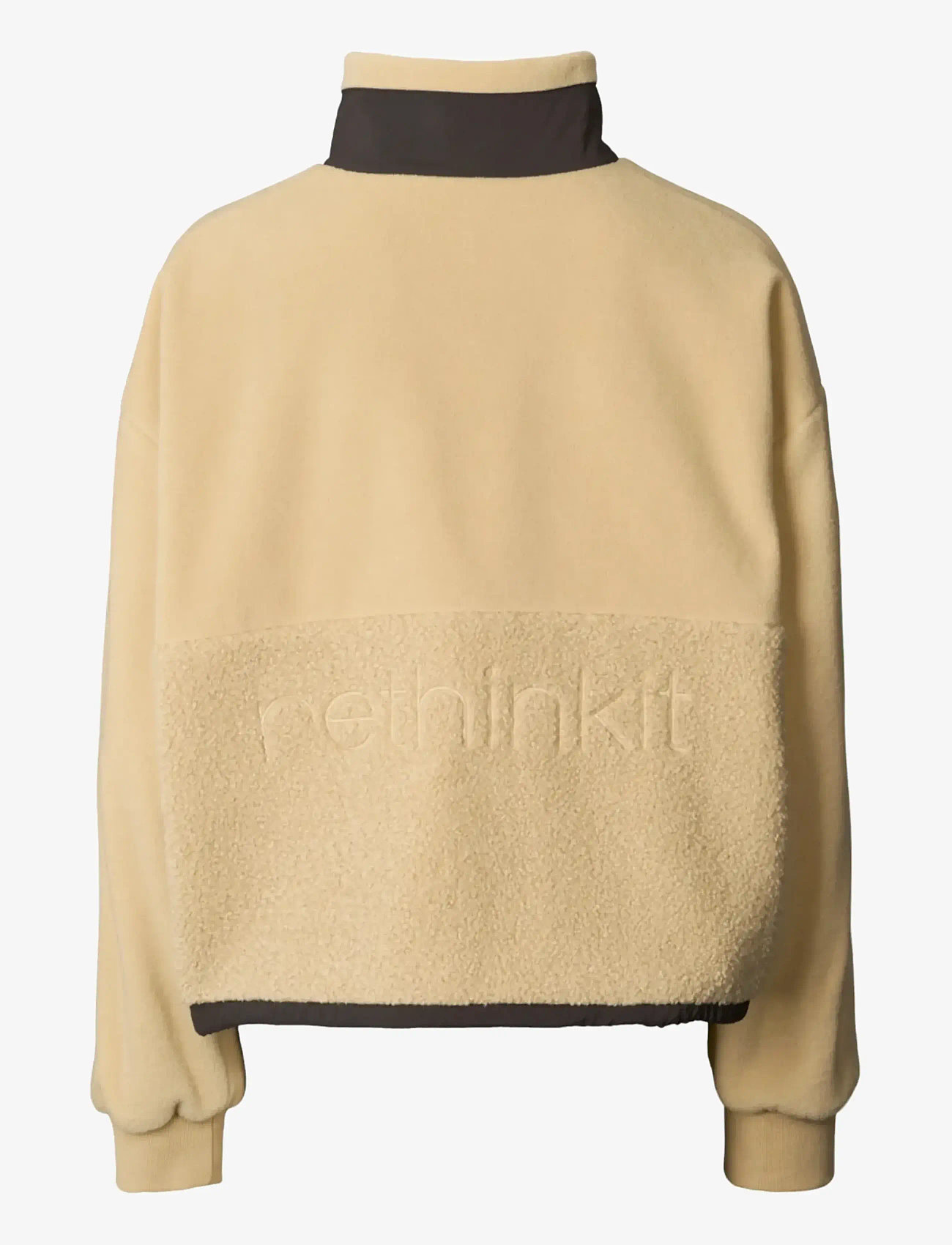 Rethinkit Studios - Fleece Half Zip Terra - fleece & mellanlager - sandshell - 2