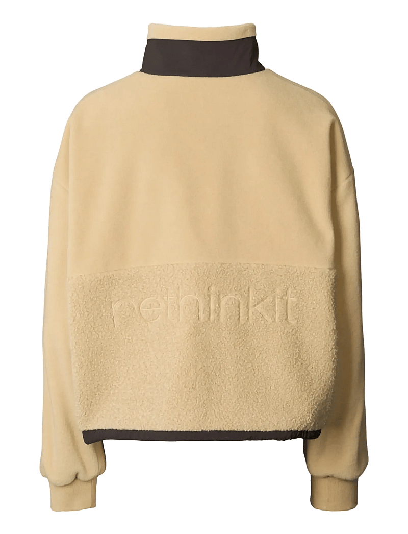 Rethinkit Studios - Fleece Half Zip Terra - fleece & mellanlager - sandshell - 2
