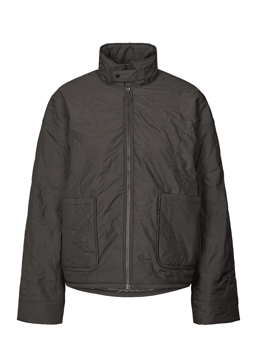 Rethinkit Studios - Quilted Jacket Field - almost black - 0