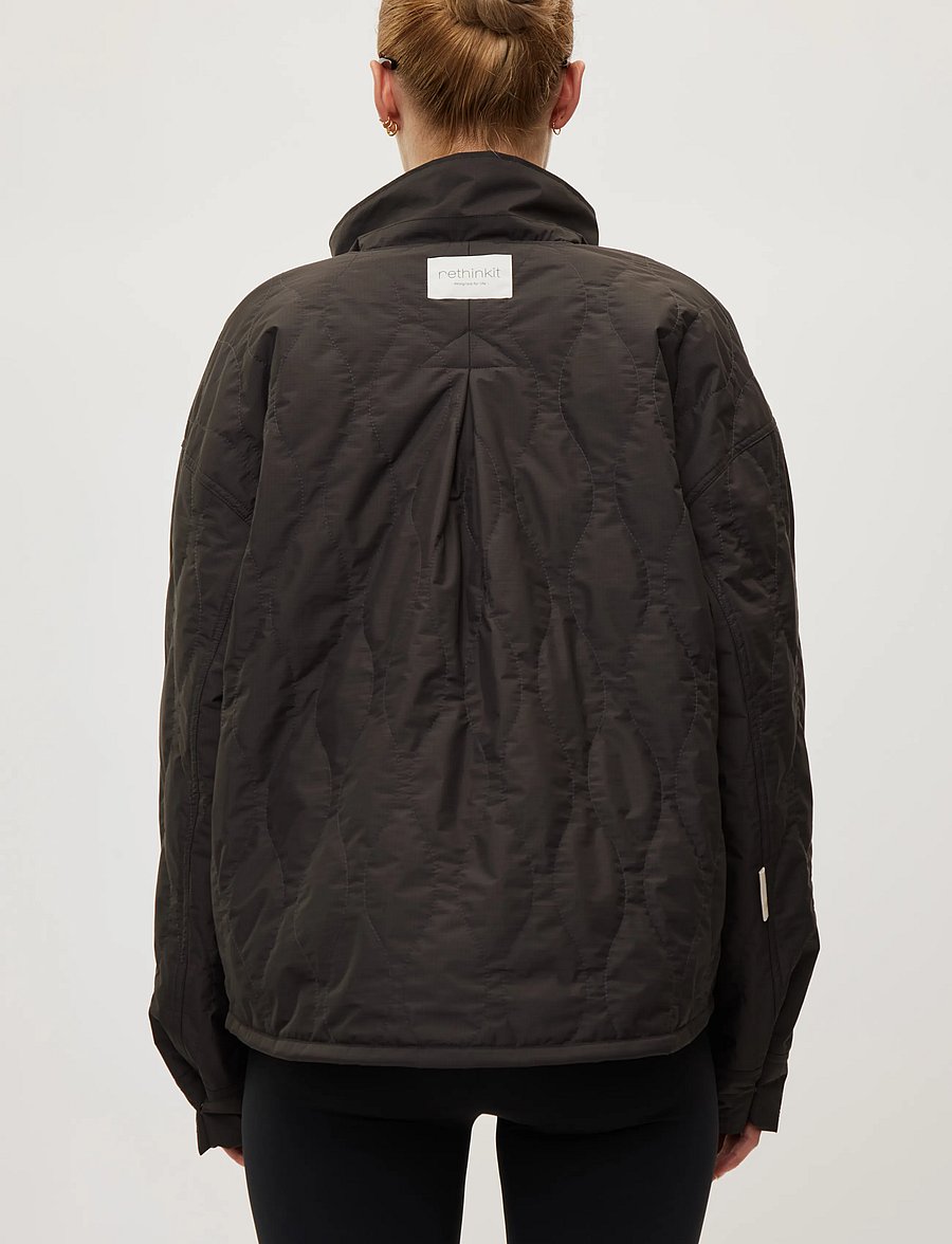 Rethinkit Studios - Quilted Jacket Field - freizeitjacken - almost black - 5