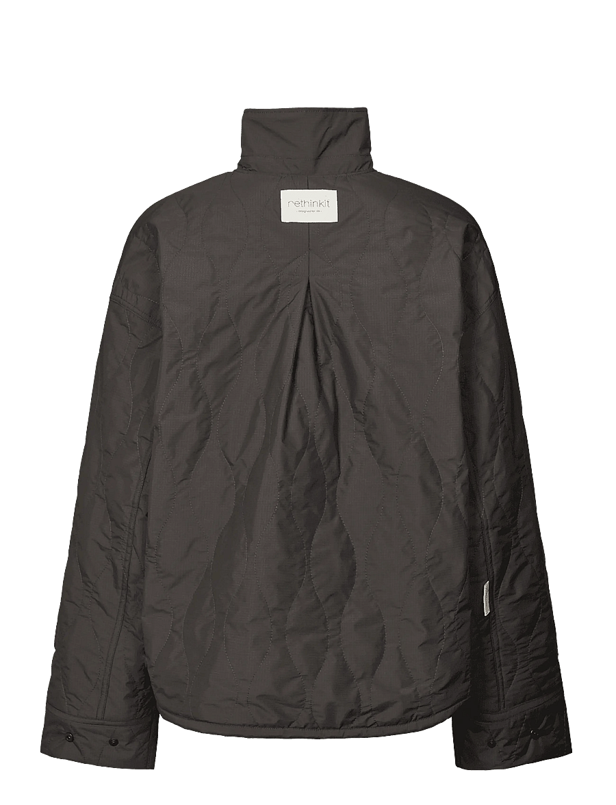 Rethinkit Studios - Quilted Jacket Field - almost black - 1