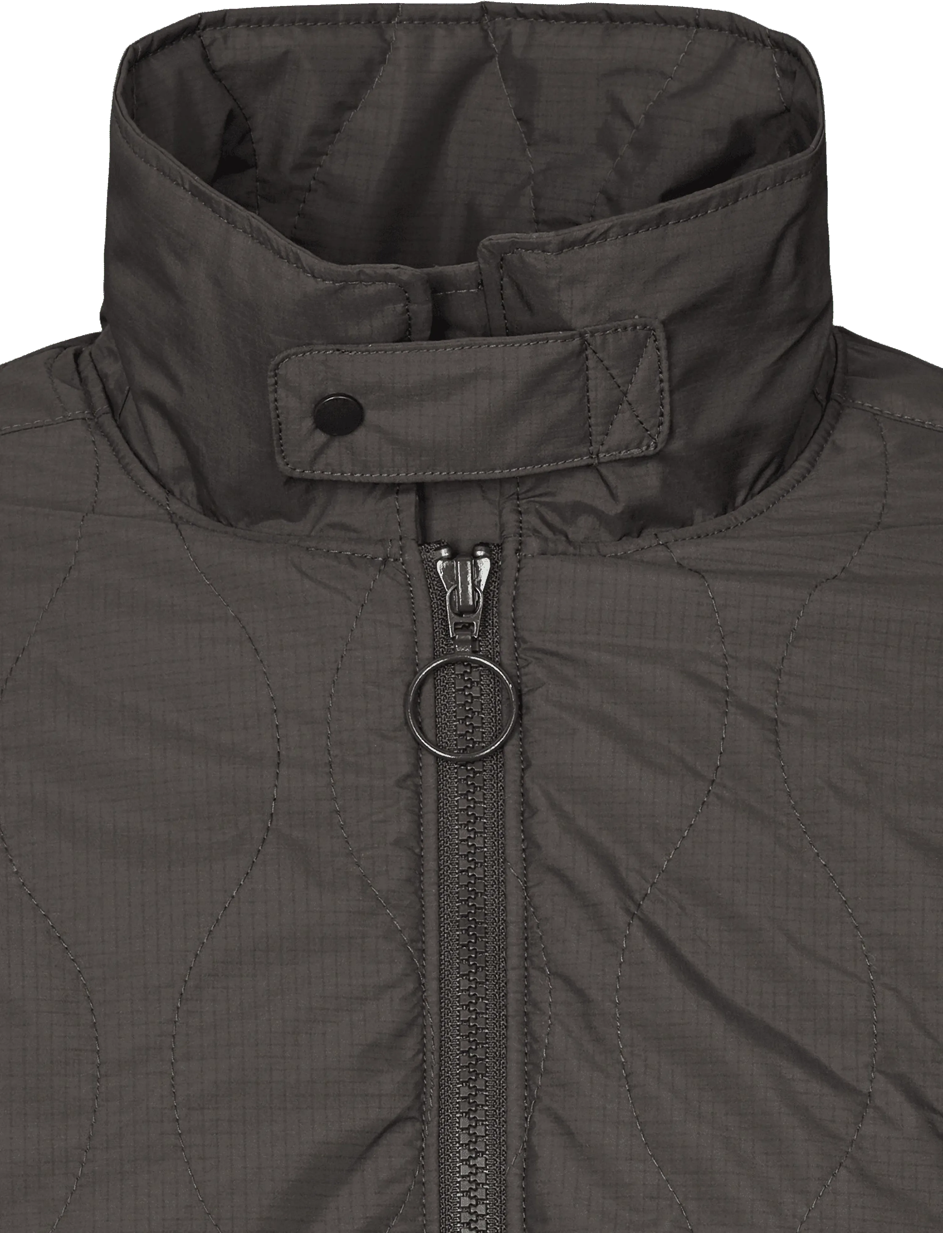 Rethinkit Studios - Quilted Jacket Field - almost black - 2