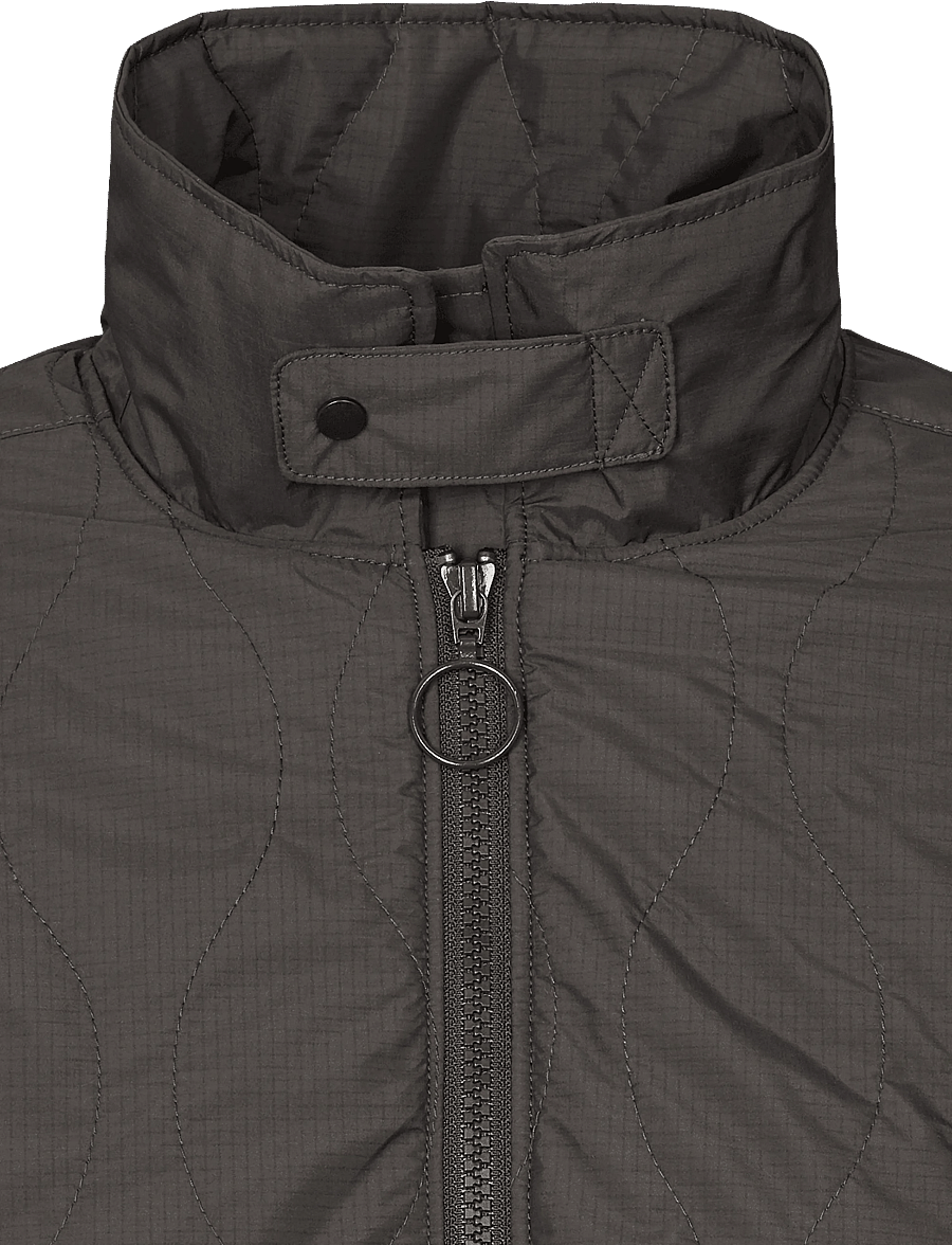 Rethinkit Studios - Quilted Jacket Field - almost black - 2