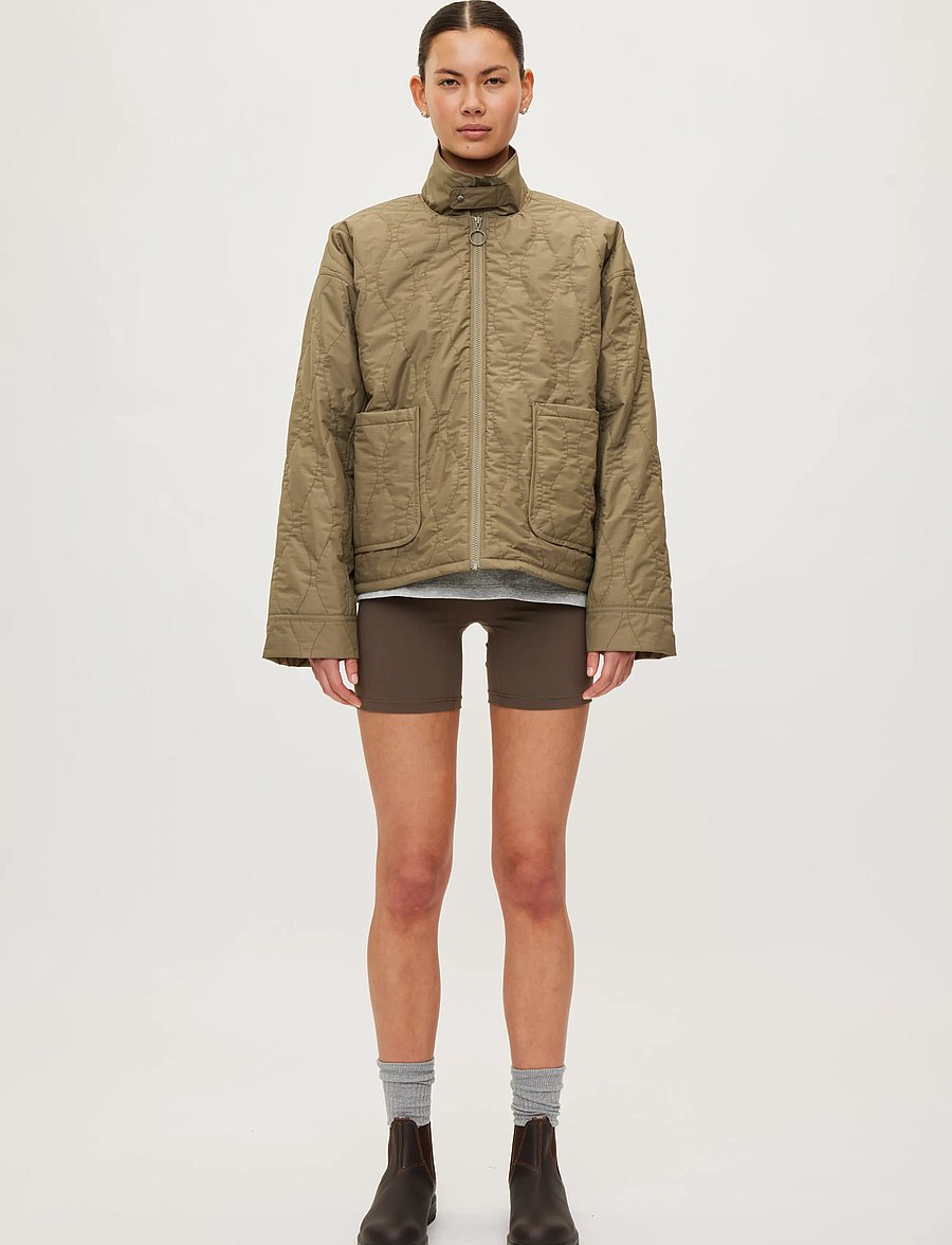 Rethinkit Studios - Quilted Jacket Field - freizeitjacken - dust green - 0