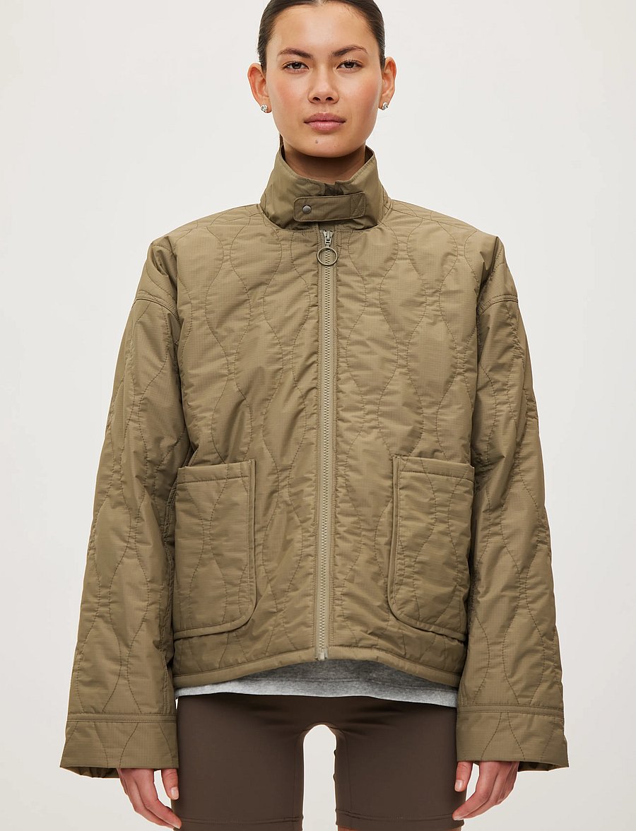 Rethinkit Studios - Quilted Jacket Field - freizeitjacken - dust green - 3