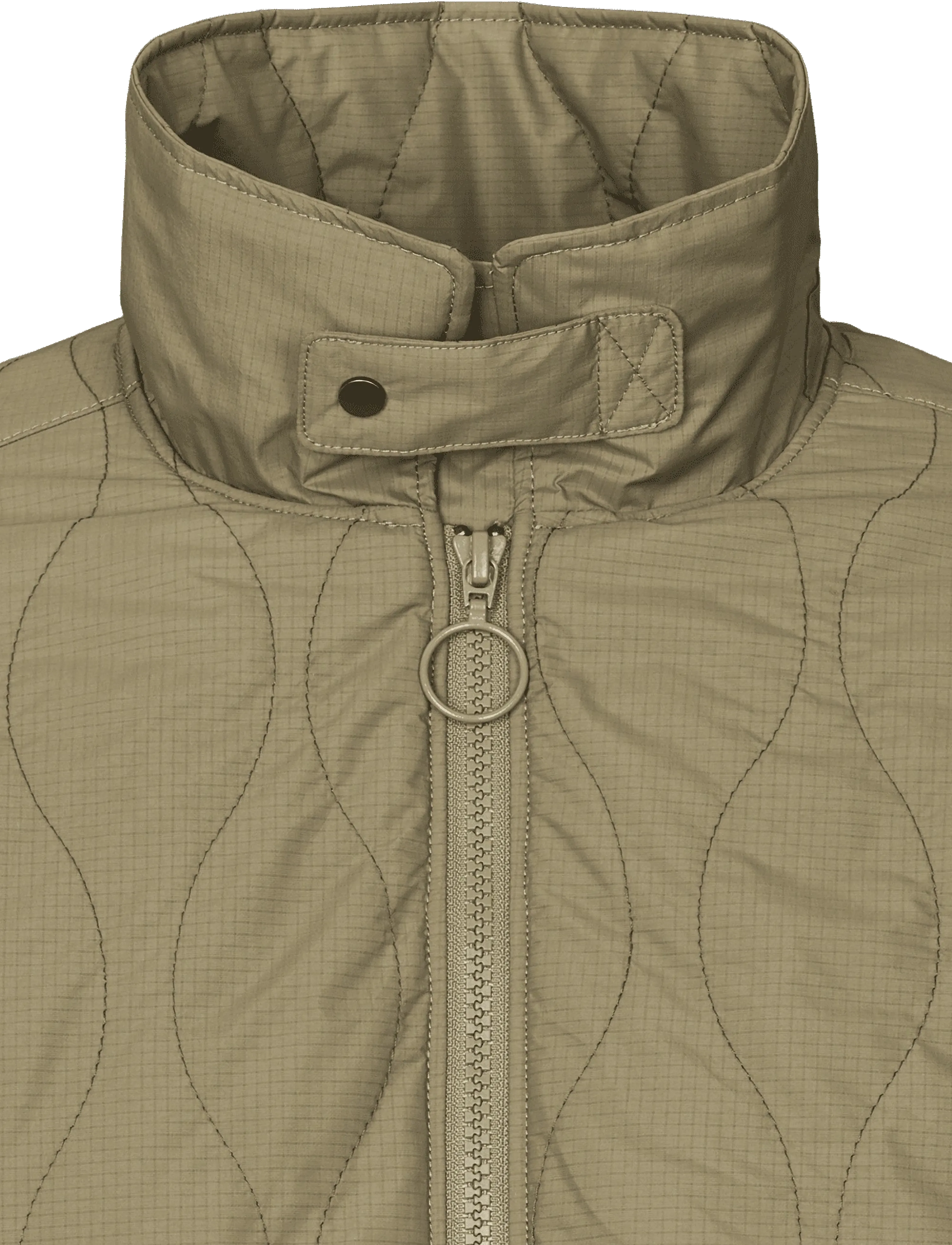 Rethinkit Studios - Quilted Jacket Field - casual jackets - dust green - 2
