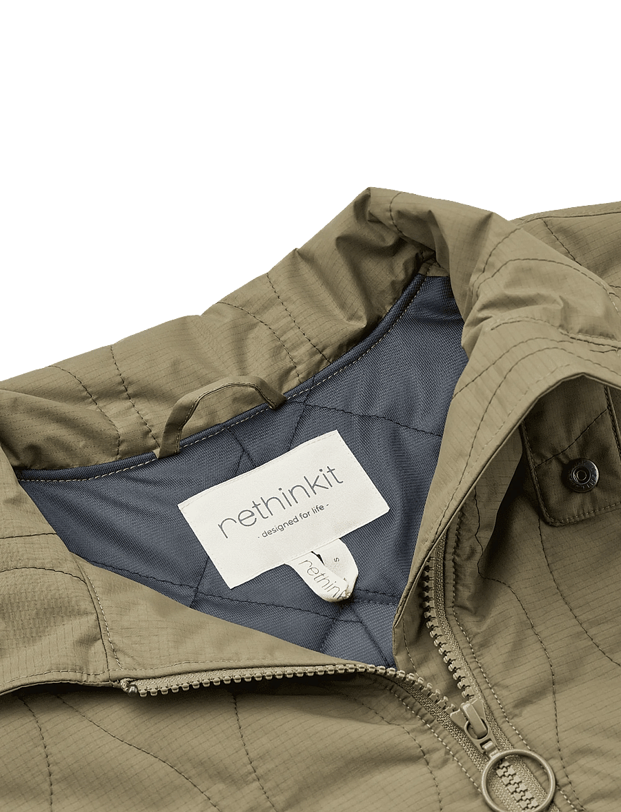 Rethinkit Studios - Quilted Jacket Field - freizeitjacken - dust green - 3