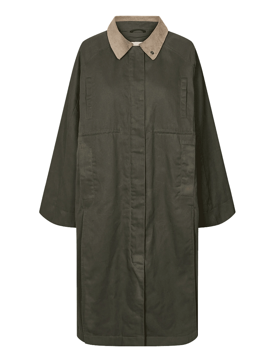 Rethinkit Studios - Waxed Coat Cloudy - dark soil - 0
