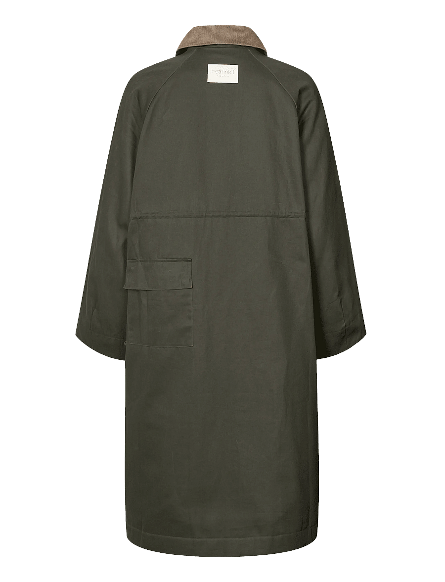 Rethinkit Studios - Waxed Coat Cloudy - dark soil - 1