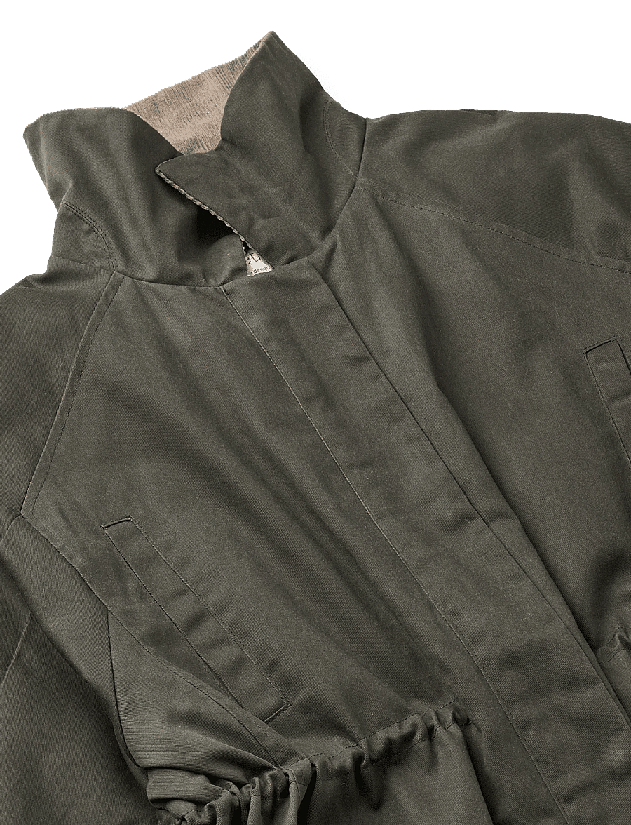Rethinkit Studios - Waxed Coat Cloudy - dark soil - 2