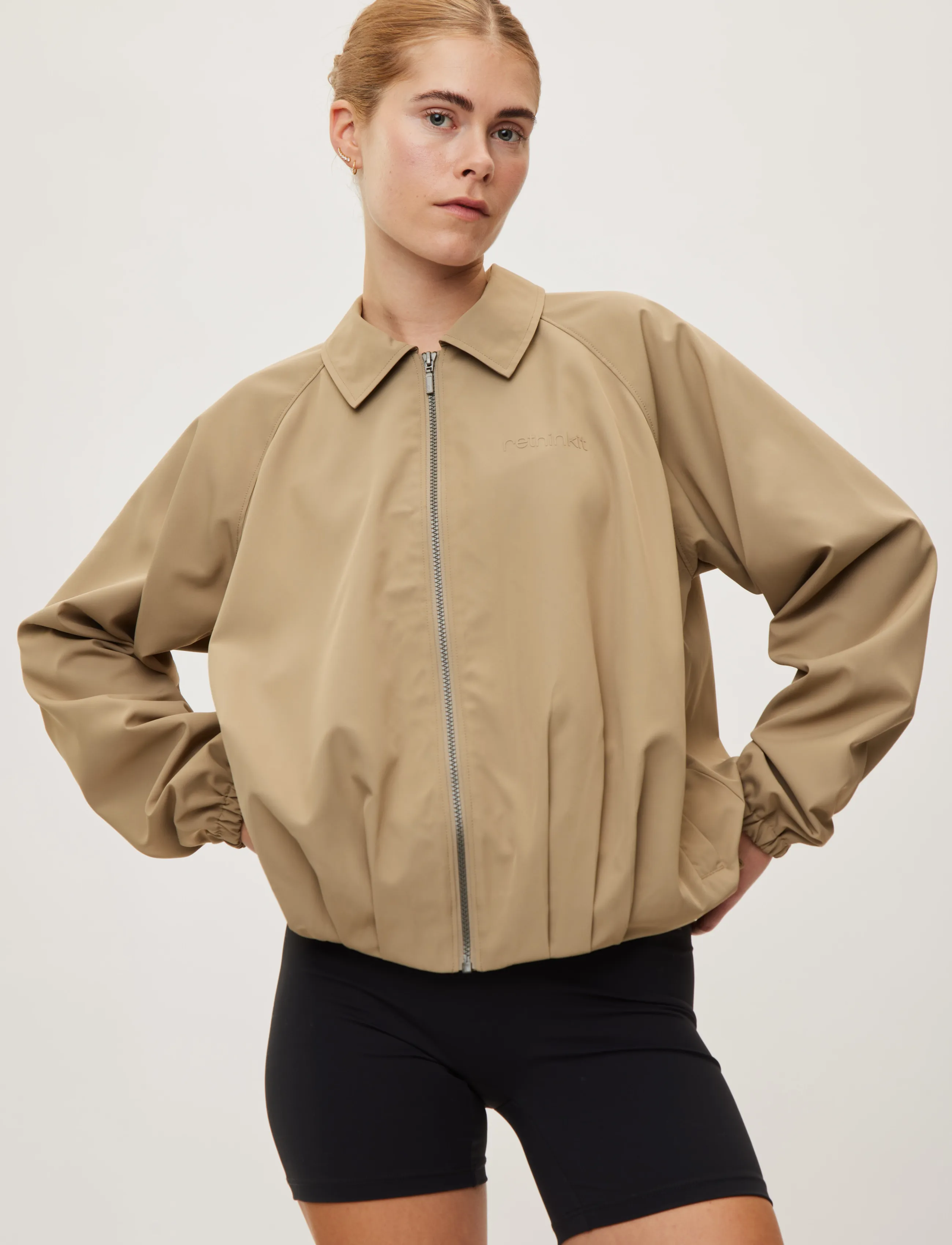 Rethinkit Studios - Track Jacket Billow - freizeitjacken - beige taupe - 3