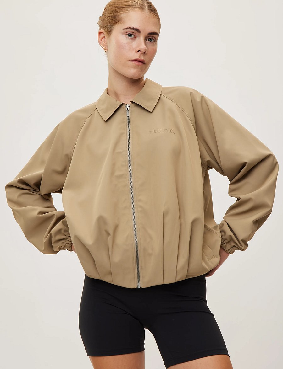 Rethinkit Studios - Track Jacket Billow - freizeitjacken - beige taupe - 3