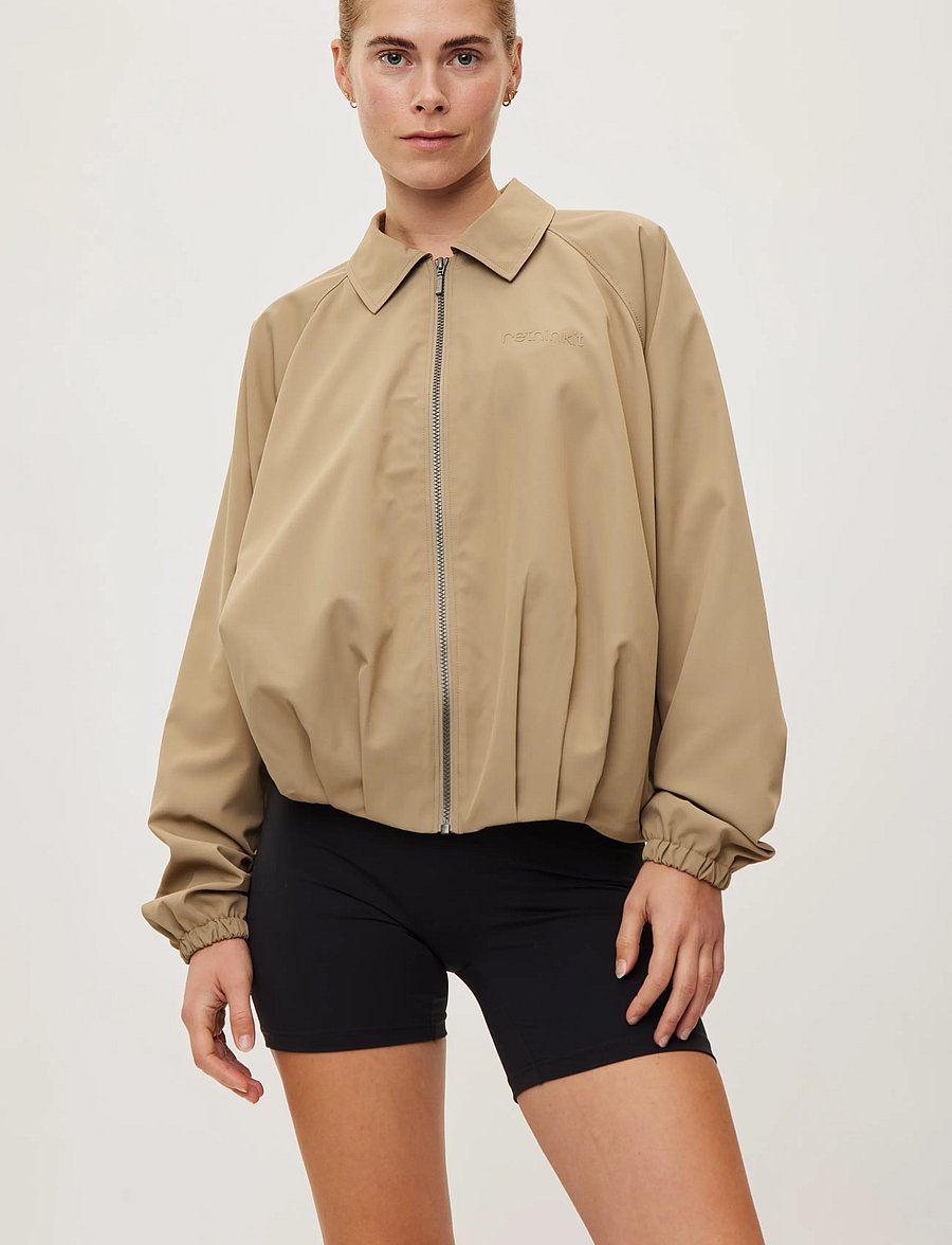 Rethinkit Studios - Track Jacket Billow - freizeitjacken - beige taupe - 4