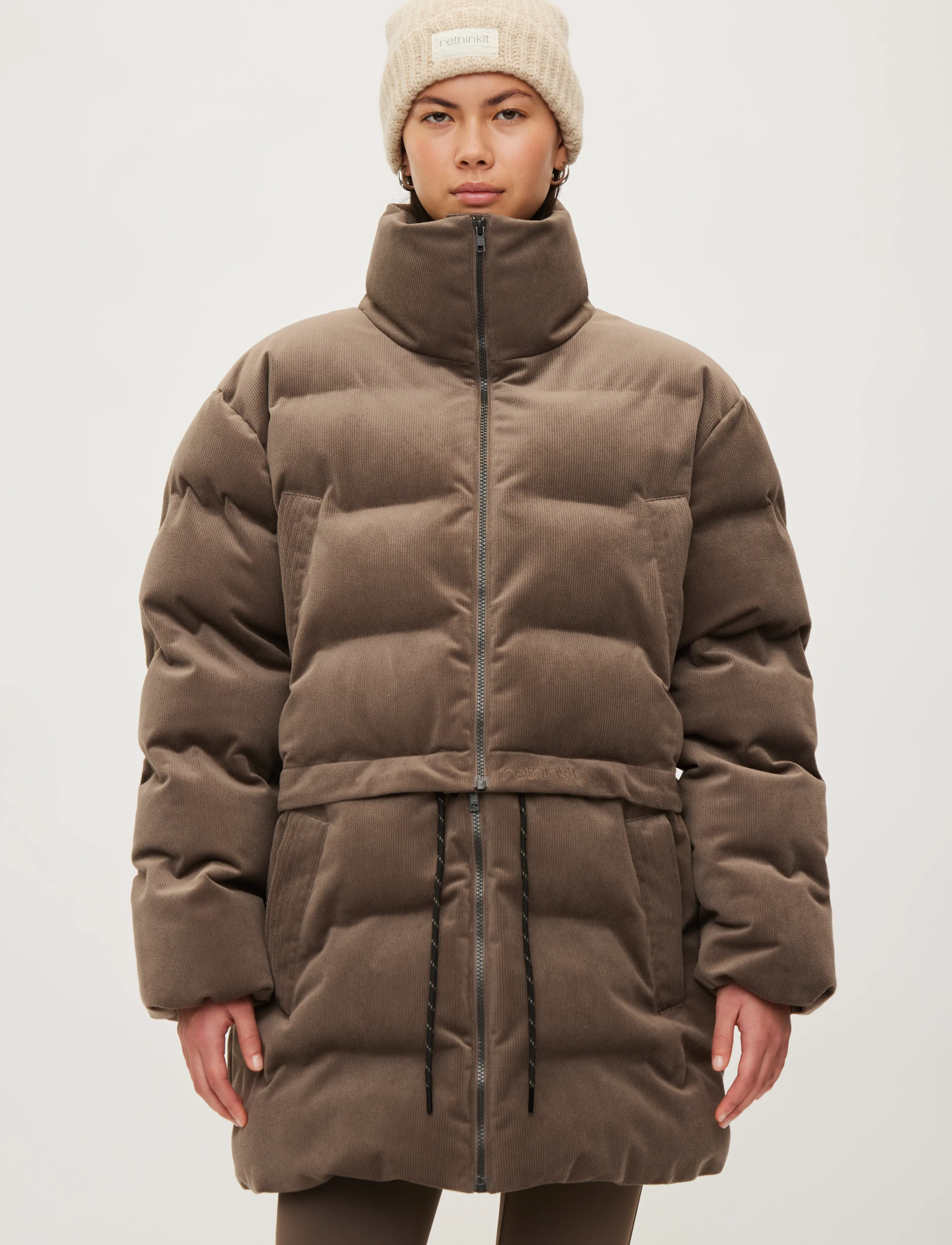 Rethinkit Studios Jacket Puffer Hybrid Cord dunjackor & kappor dam – bild 5