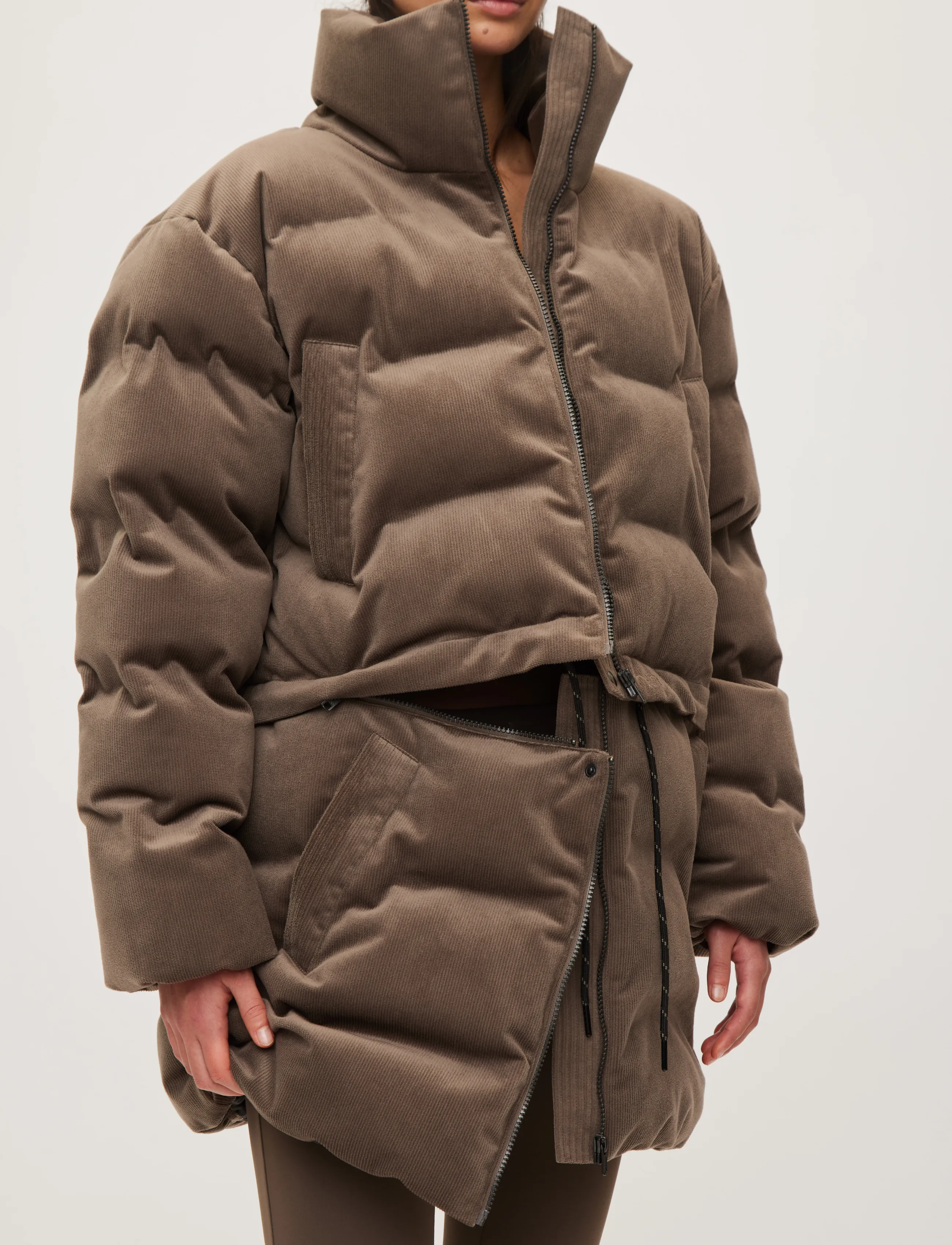 Rethinkit Studios Jacket Puffer Hybrid Cord dunjackor & kappor dam – bild 7