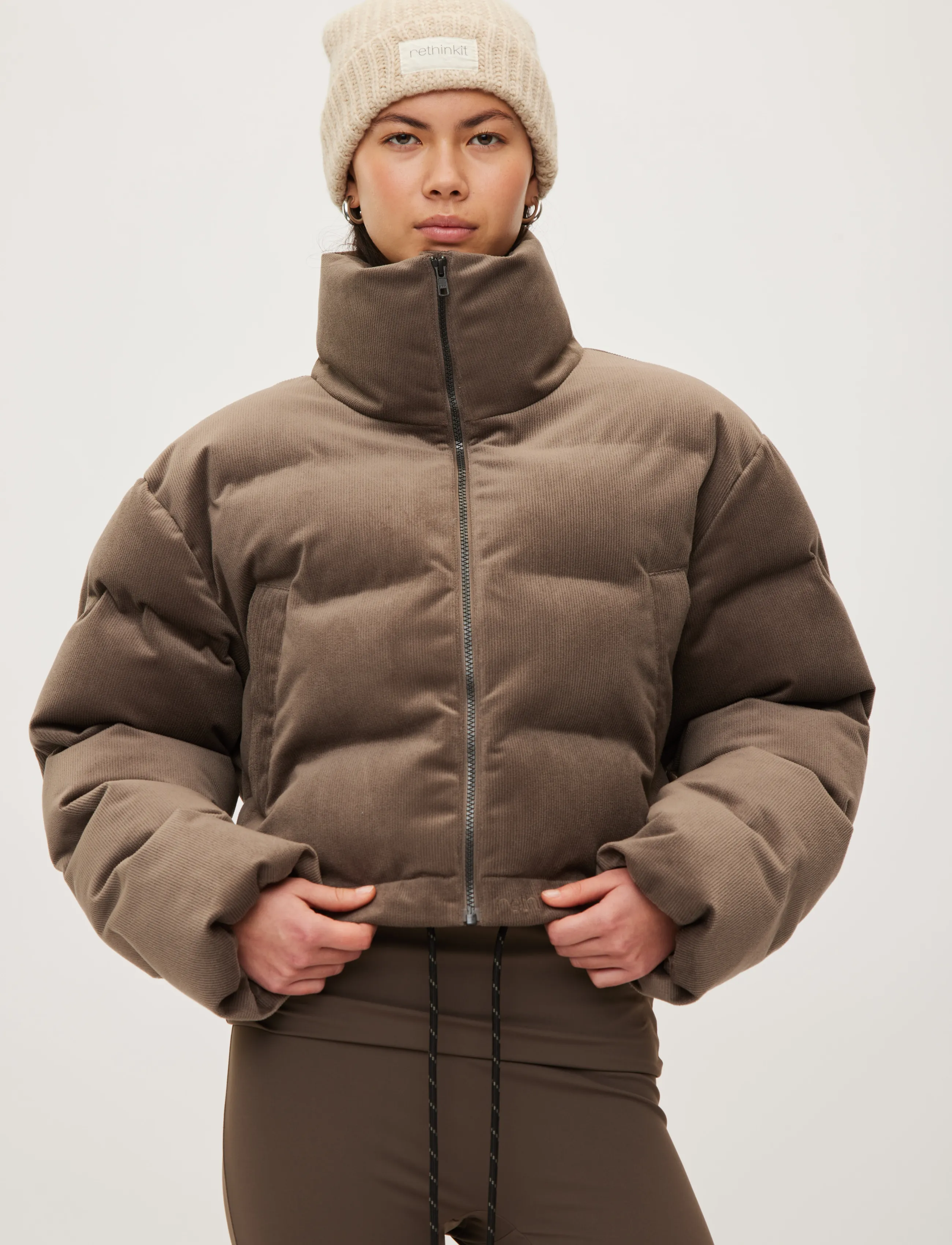Rethinkit Studios Jacket Puffer Hybrid Cord dunjackor & kappor dam – bild 8