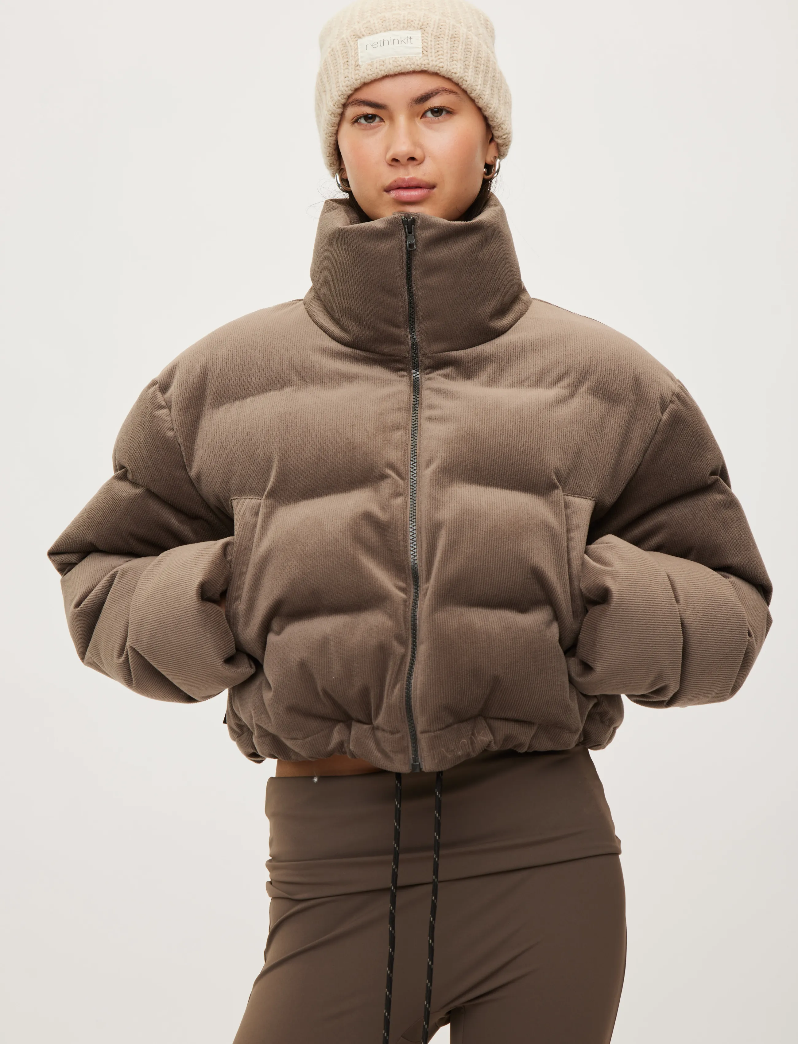 Rethinkit Studios Jacket Puffer Hybrid Cord dunjackor & kappor dam – bild 9