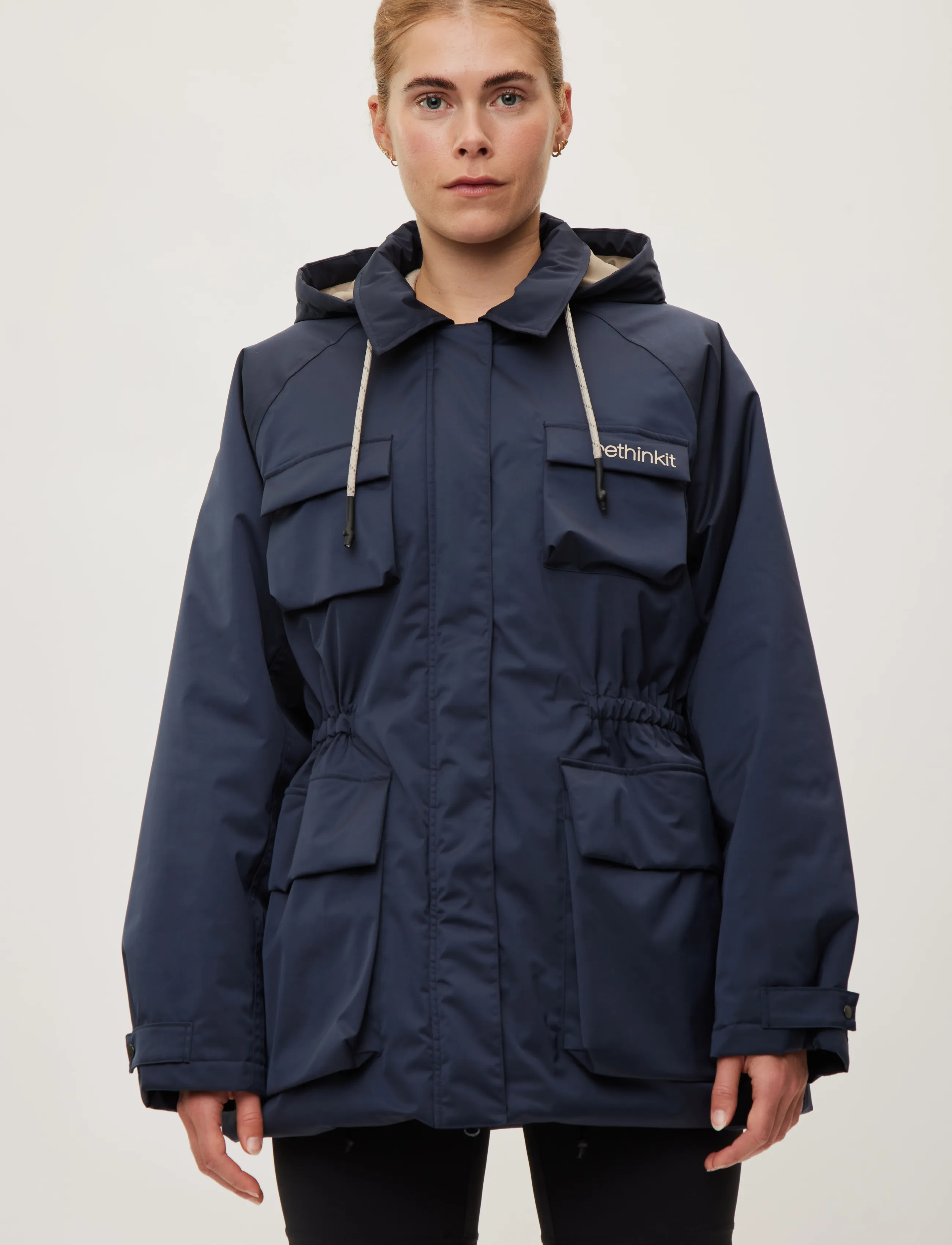 Rethinkit Studios - Jacket padded Shelter - jacken - blue midnight - 3