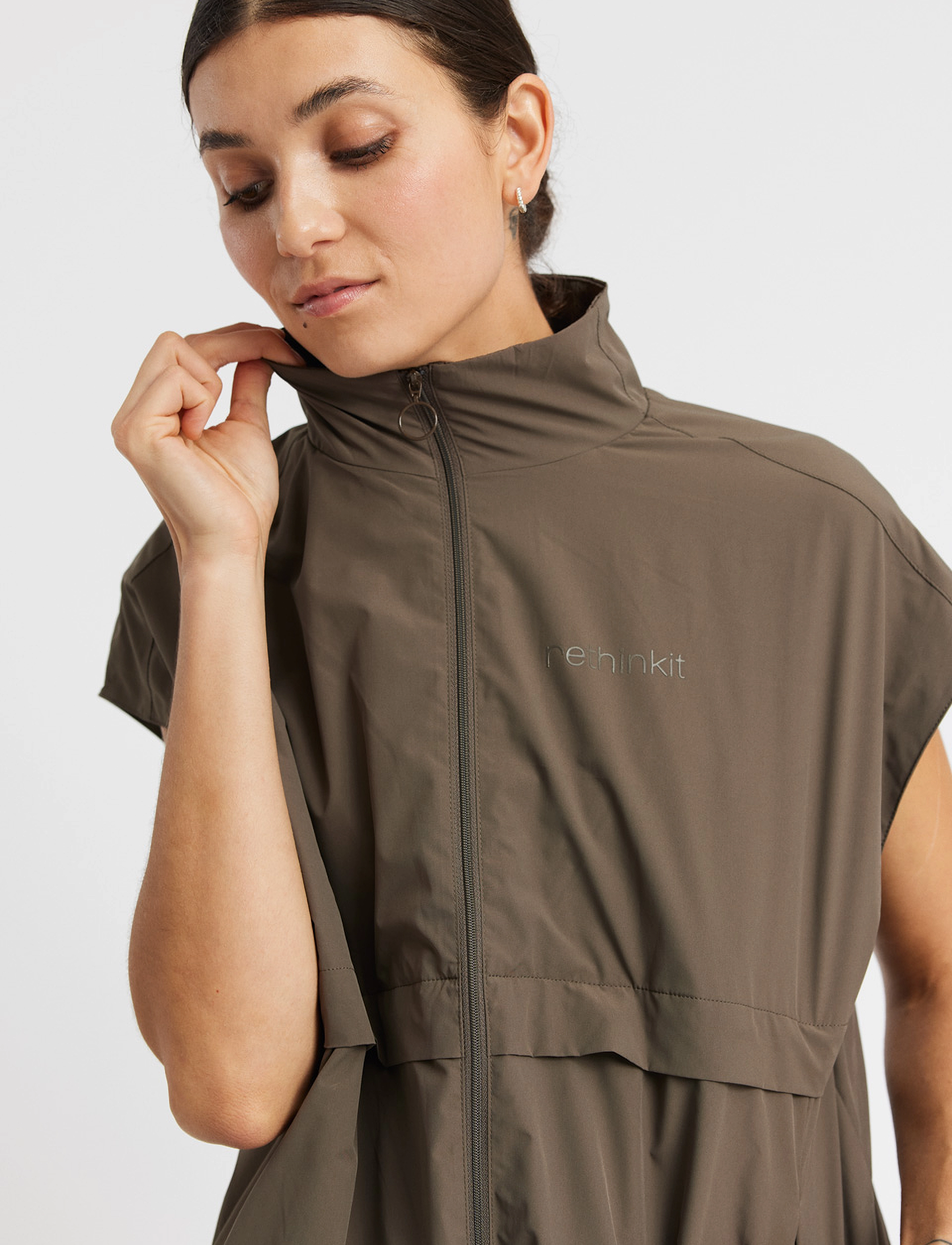 Rethinkit Studios - Track Gilet Castile - dark brown - 5