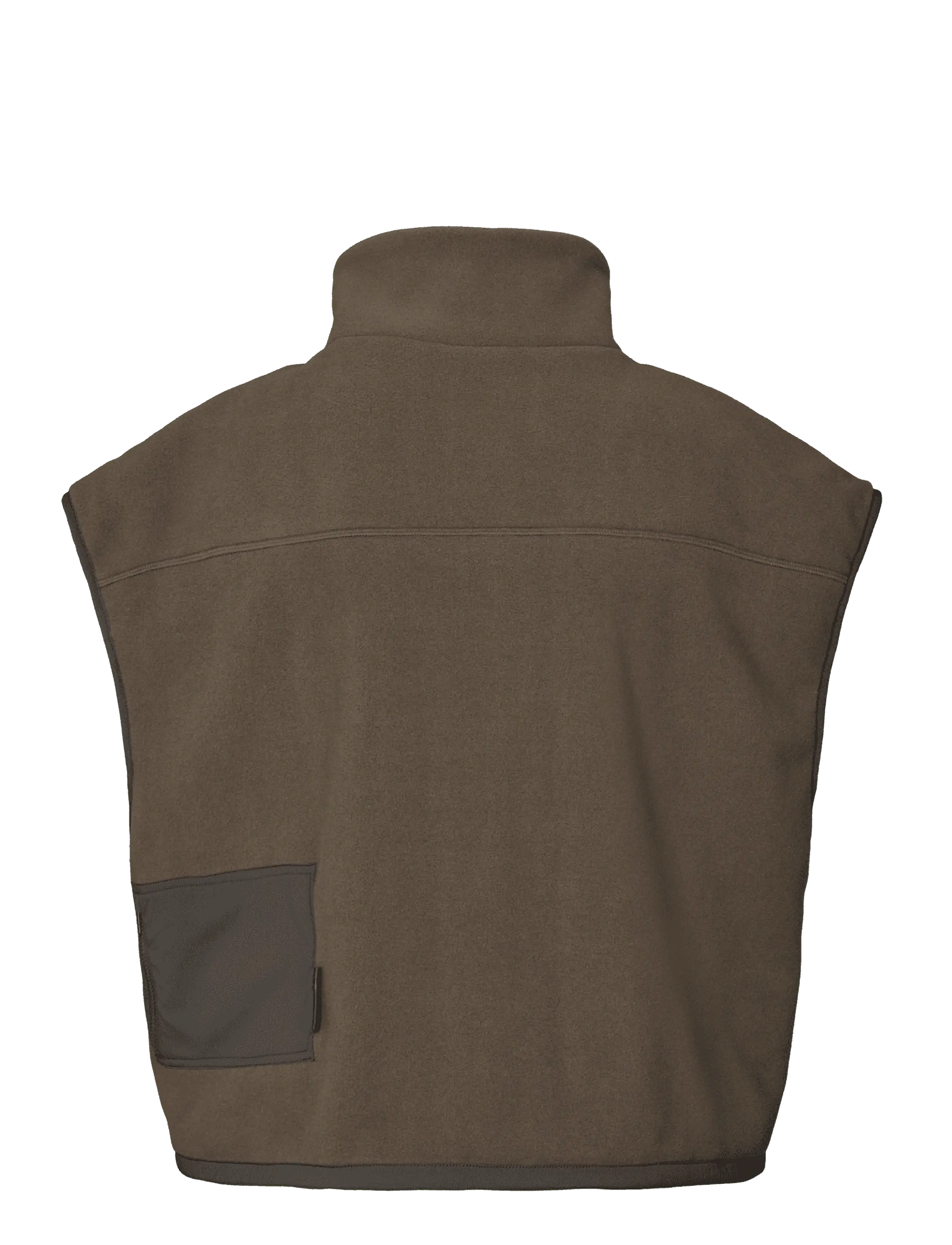 Rethinkit Studios - Gilet Polar Fleece Campfire - outdoor - coffee - 2