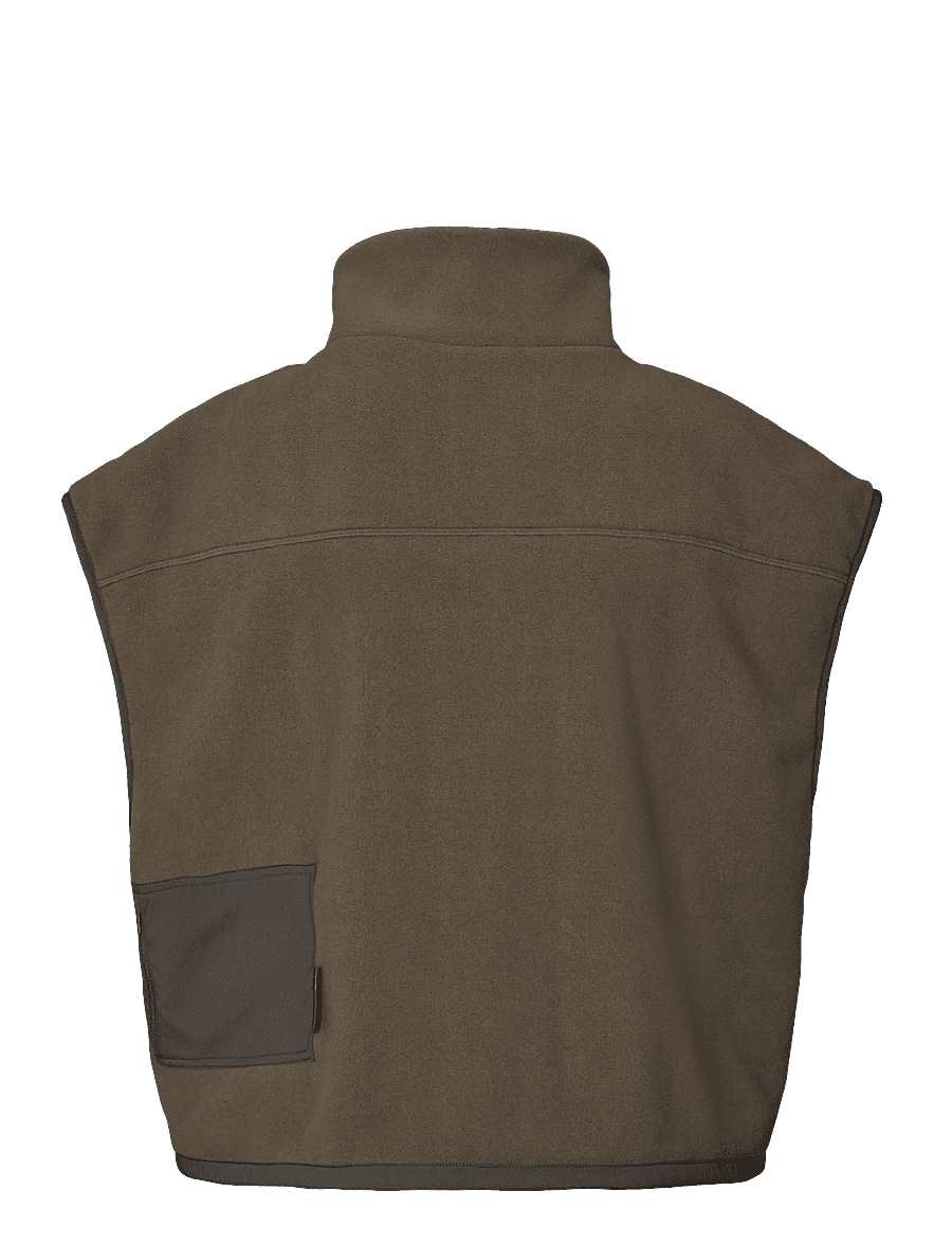 Rethinkit Studios - Gilet Polar Fleece Campfire - outdoor - coffee - 2
