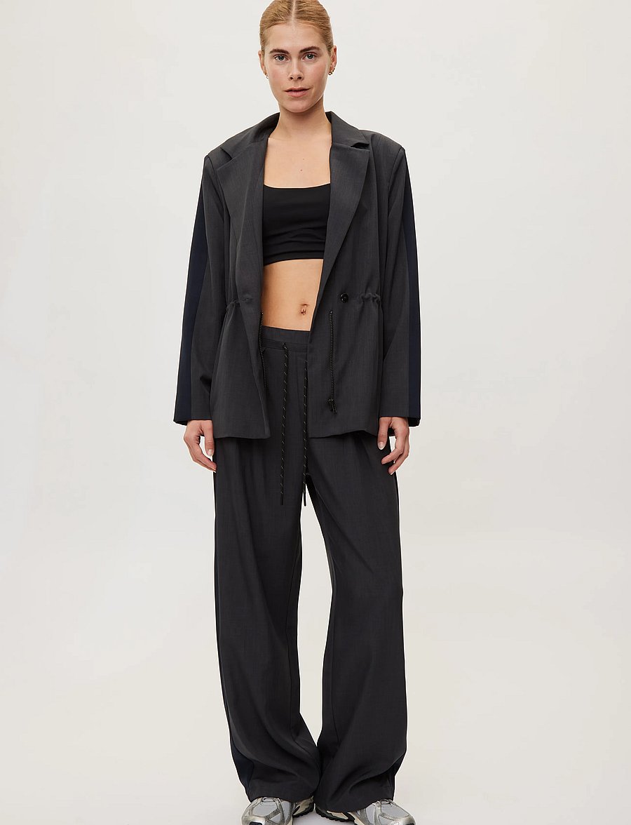 Rethinkit Studios - The Sporty Suit Blazer - freizeitjacken - dark melange grey - 4