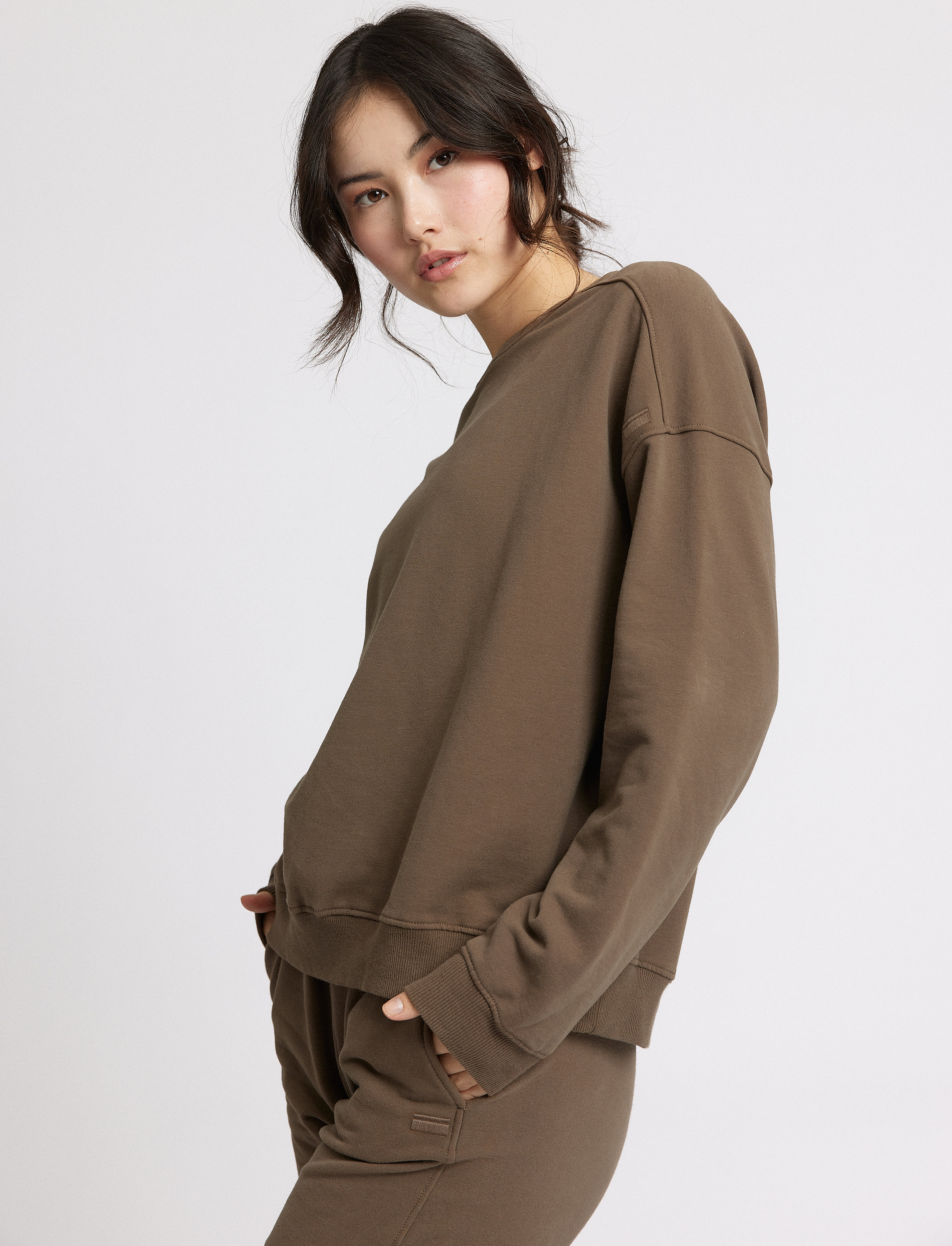 Rethinkit Studios - Ibina Easy sweatpants - kleidung - bark - 3