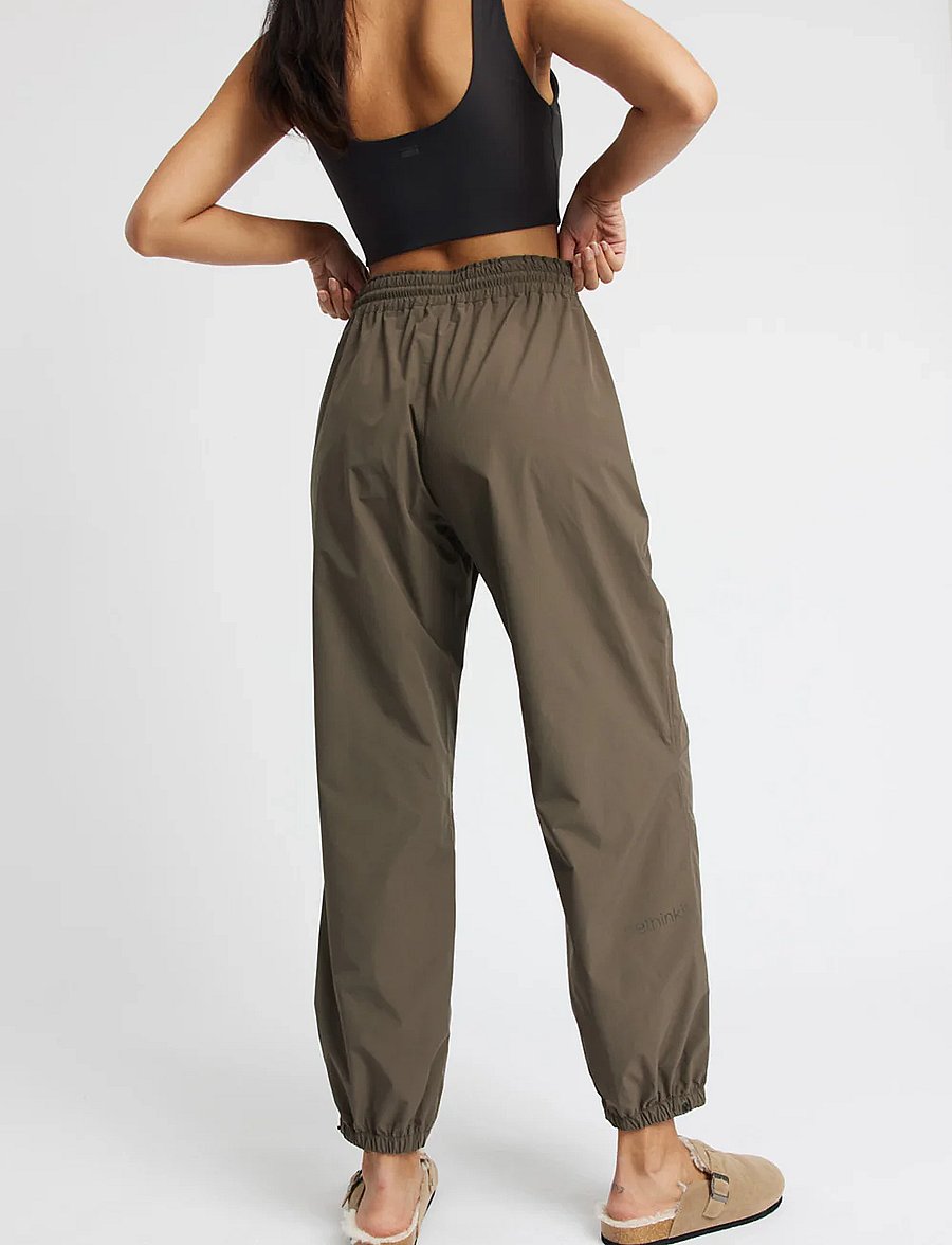 Rethinkit Studios - Track Loose Pants Palma - treeningpüksid - dark brown - 3