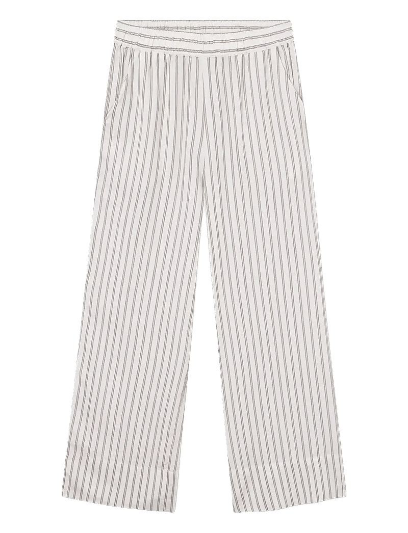 Rethinkit Studios - Striped pants PJ - casual byxor - warm grey stripe - 0