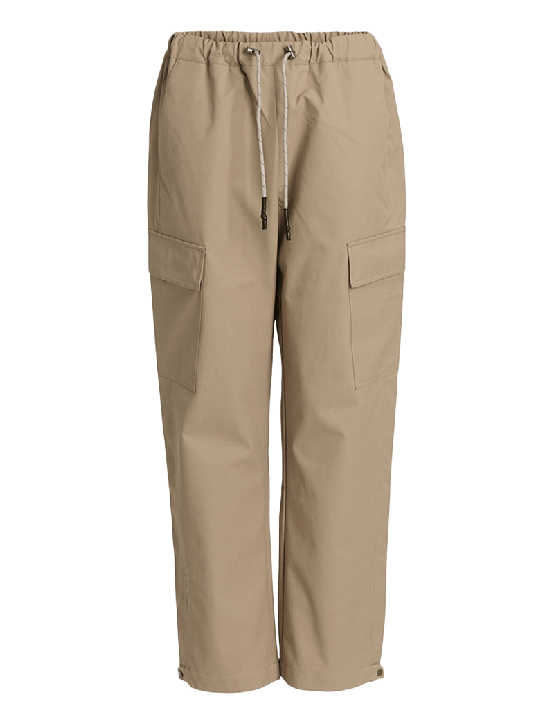 Rethinkit Studios - Tech Trousers Cloud - casual byxor - beige taupe - 1