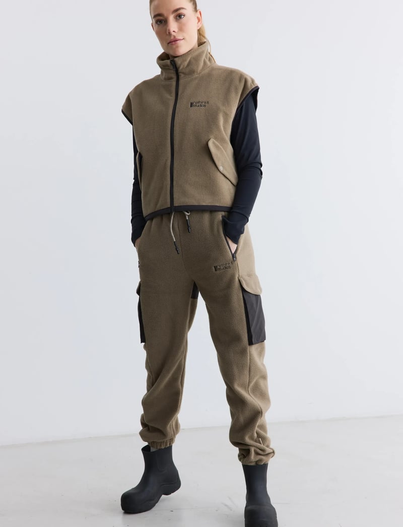 Rethinkit Studios - Polar Fleece Pants Campfire, Regular - trainingshosen - multi brown - 0