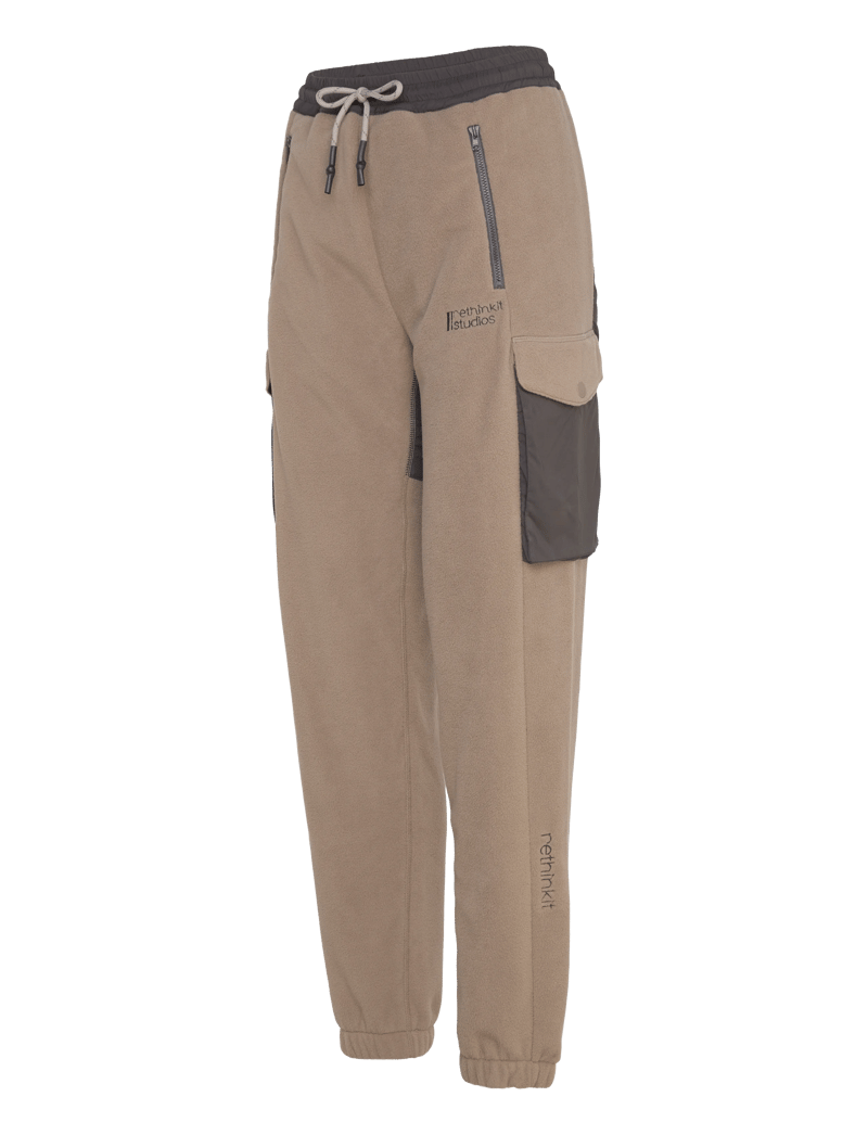 Rethinkit Studios - Polar Fleece Pants Campfire, Regular - trainingshosen - multi brown - 3