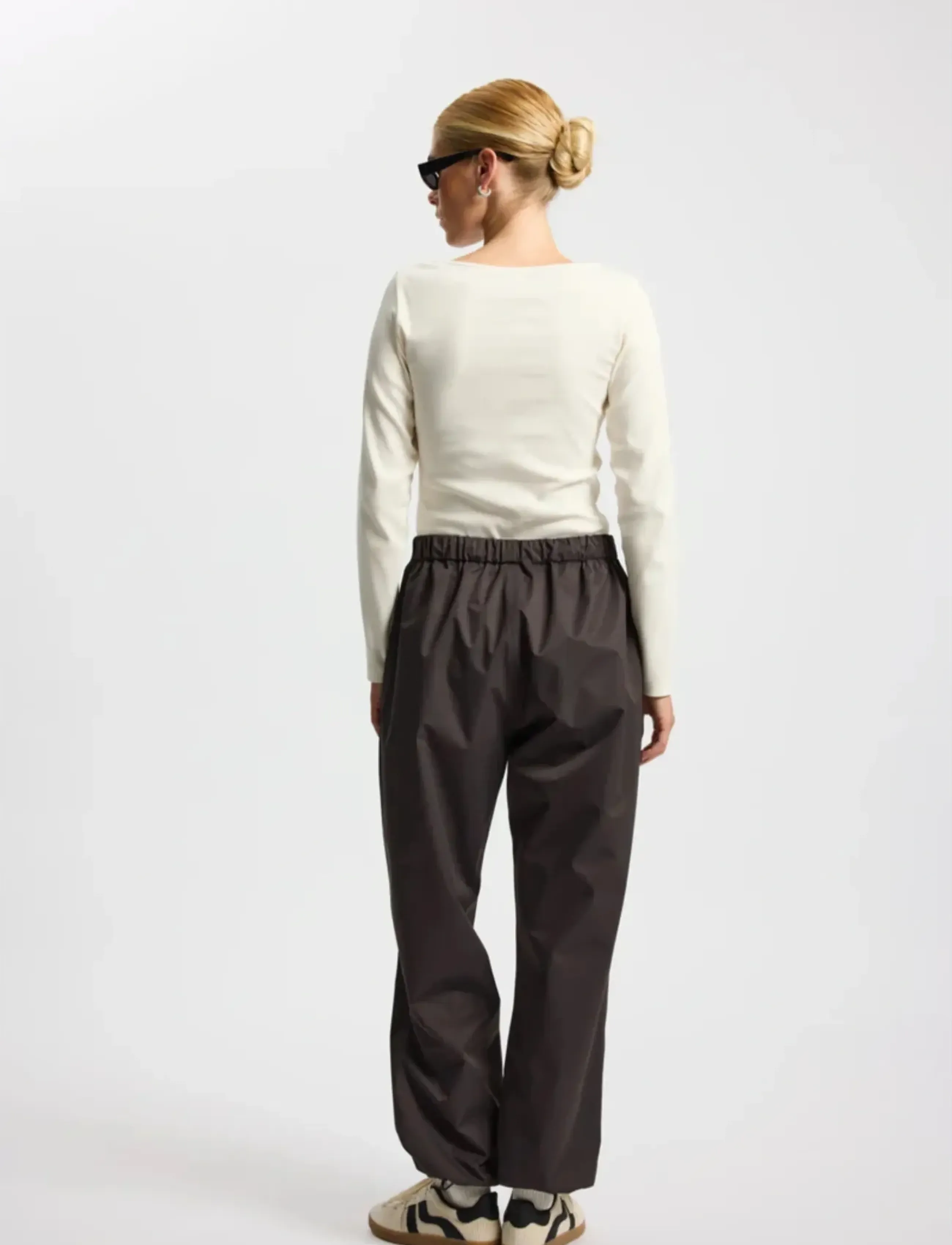 Rethinkit Studios - Rainshell Trousers - virsdrēbes - almost black - 3