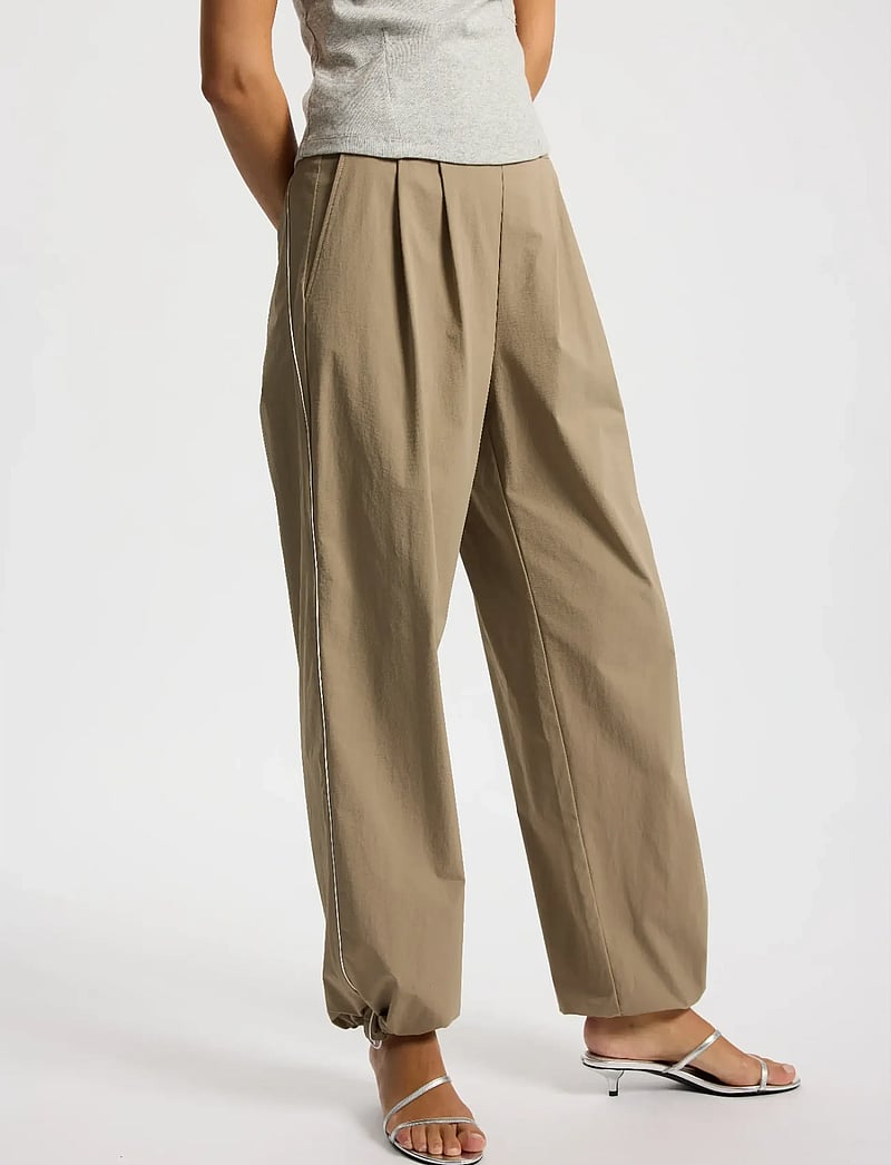 Rethinkit Studios - Track Pants Drift - casual - gravel - 0