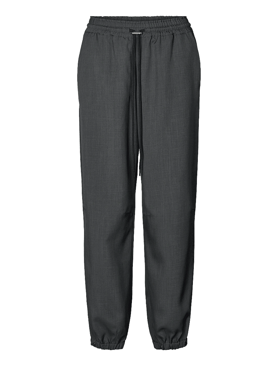 Rethinkit Studios - Move Palma Loose Pants - joggingbukser - dark melange grey - 1