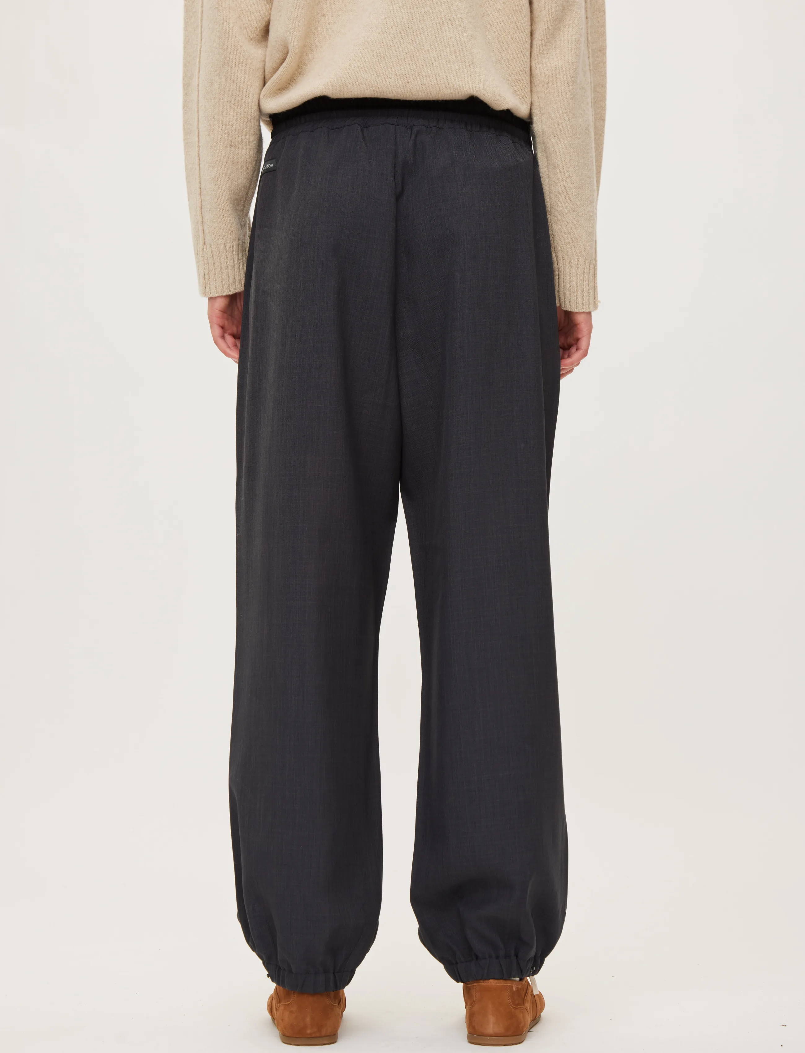 Rethinkit Studios - Move Palma Loose Pants - joggingbukser - dark melange grey - 4
