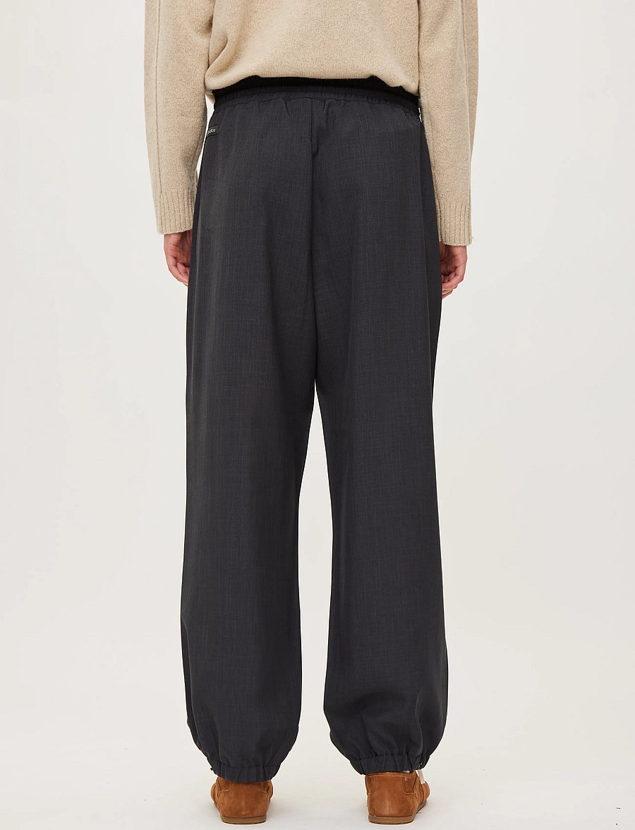Rethinkit Studios - Move Palma Loose Pants - joggingbukser - dark melange grey - 4