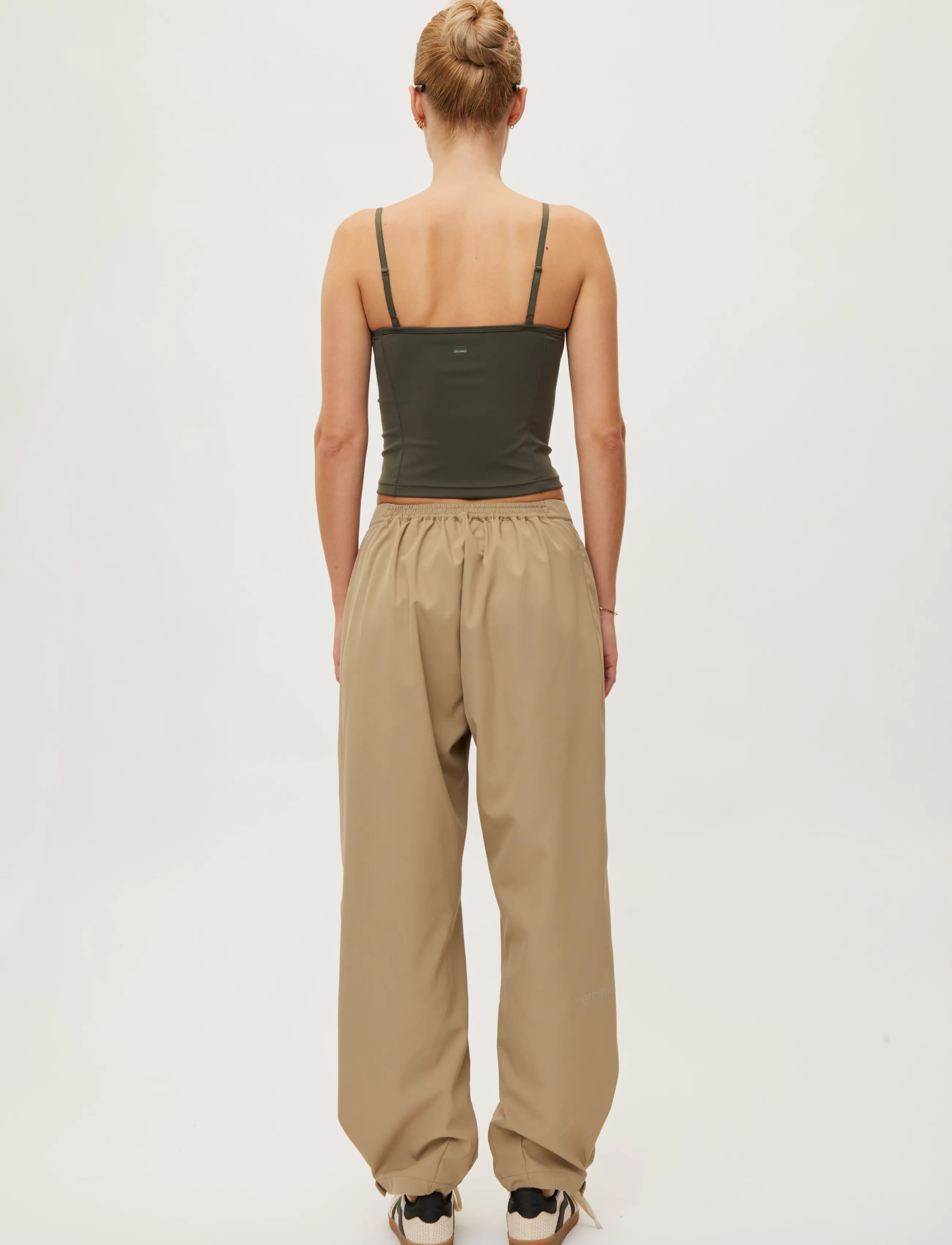 Rethinkit Studios - Track Pants Barrel Billow - joggingbukser - beige taupe - 4