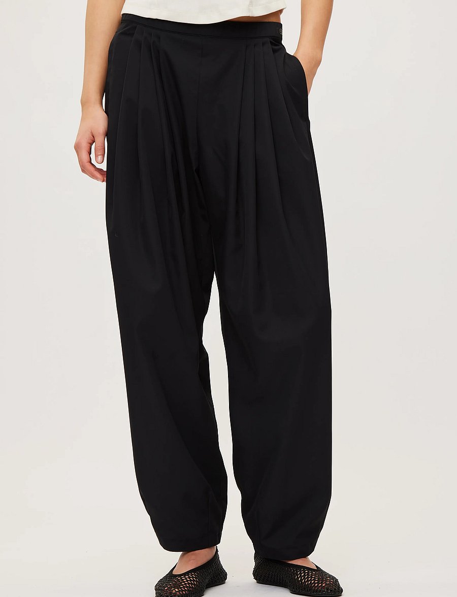 Rethinkit Studios - Track Pants Barrel Billow - joggingbukser - black - 0
