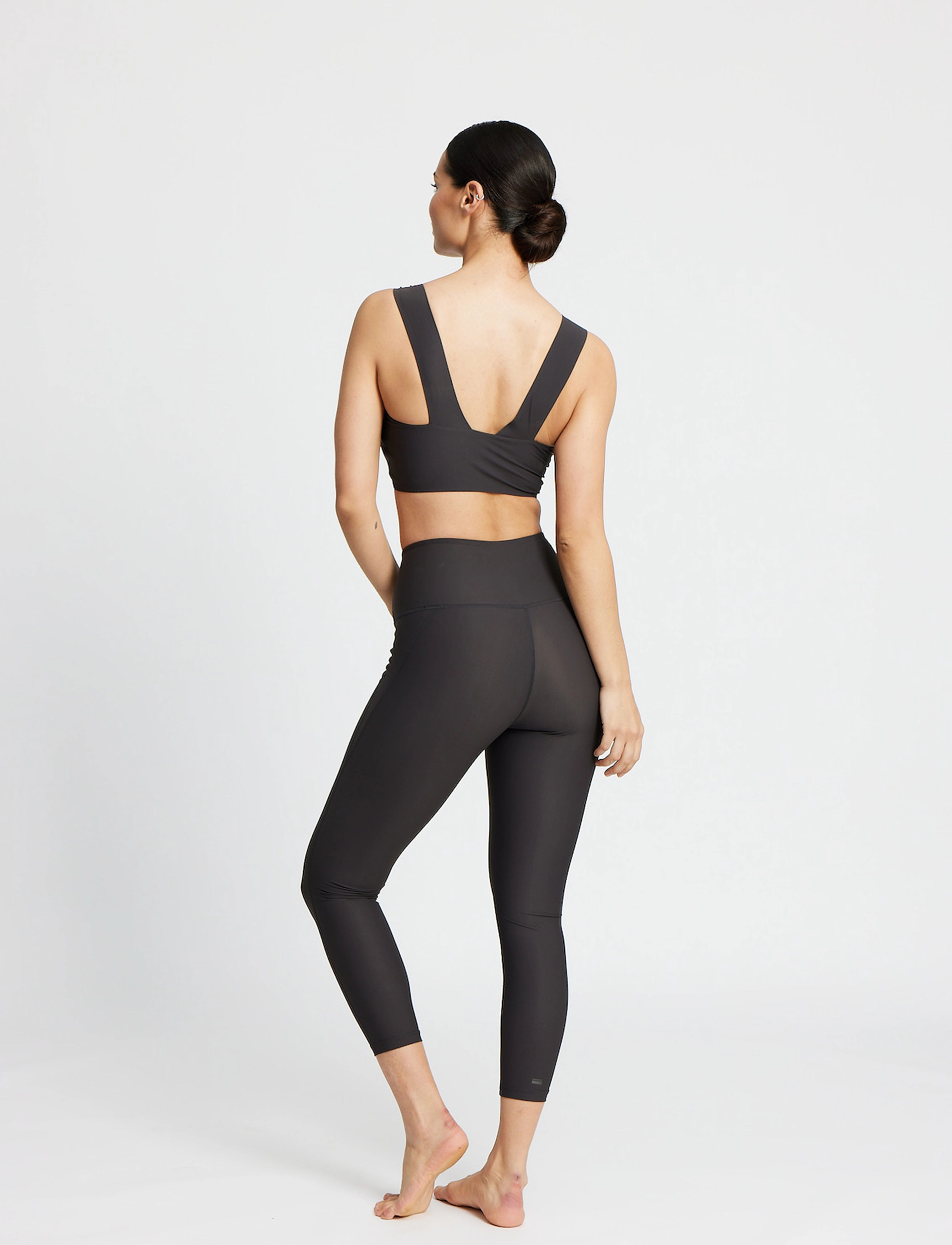 Rethinkit Studios - High Waist Tight Beas 7/8 - almost black - 5
