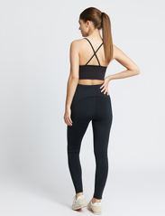 Rethinkit - Elene tights zip - bėgimo ir sportinės tamprės - black - 2
