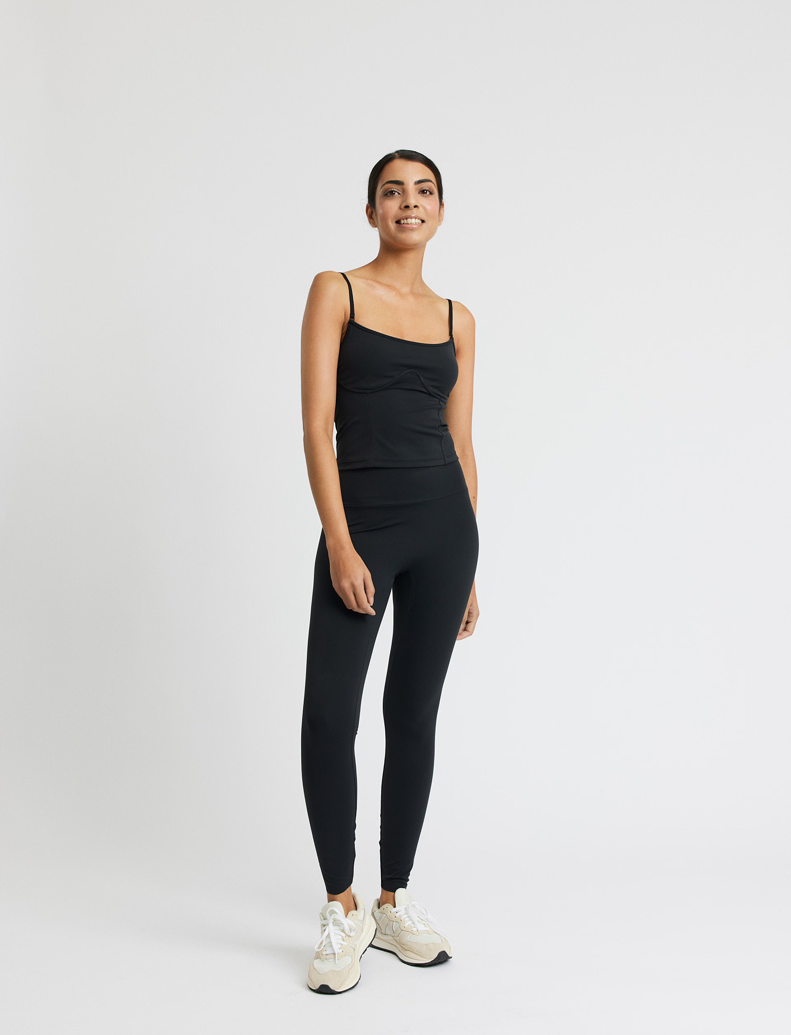 Rethinkit Studios Butter Soft Tights All Day, L, Unterteile, Schwarz - Running-training Tights, Frauen