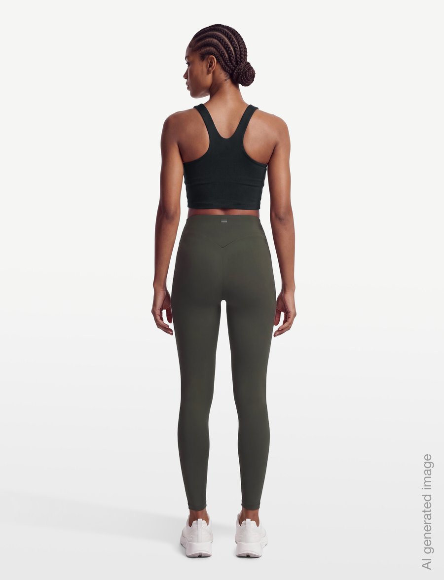 Rethinkit Studios - Butter Soft Tights All day - full längd - charcoal olive - 4