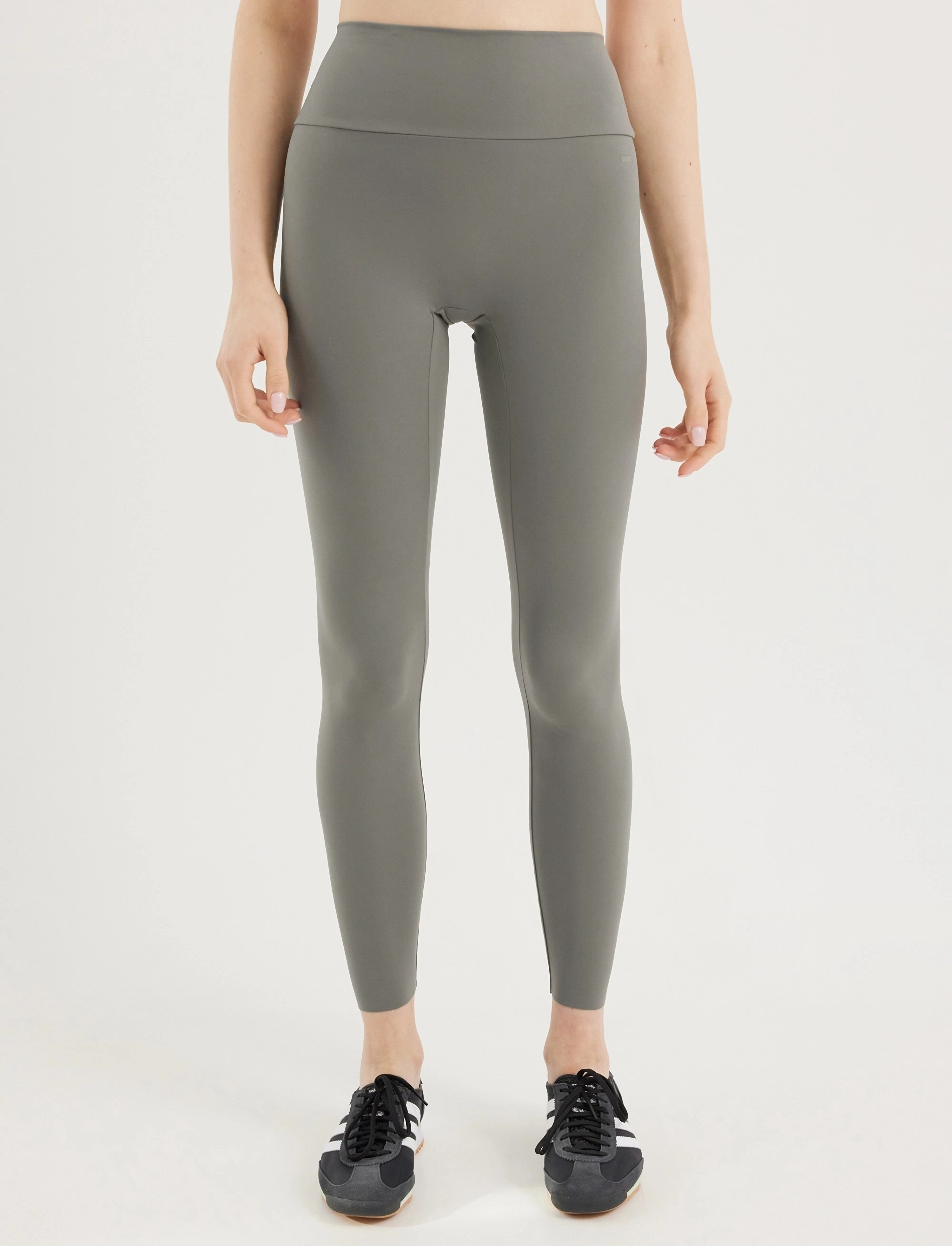 Rethinkit Studios Butter Soft Tights All Day, L, Unterteile, Grün - Running-training Tights, Frauen