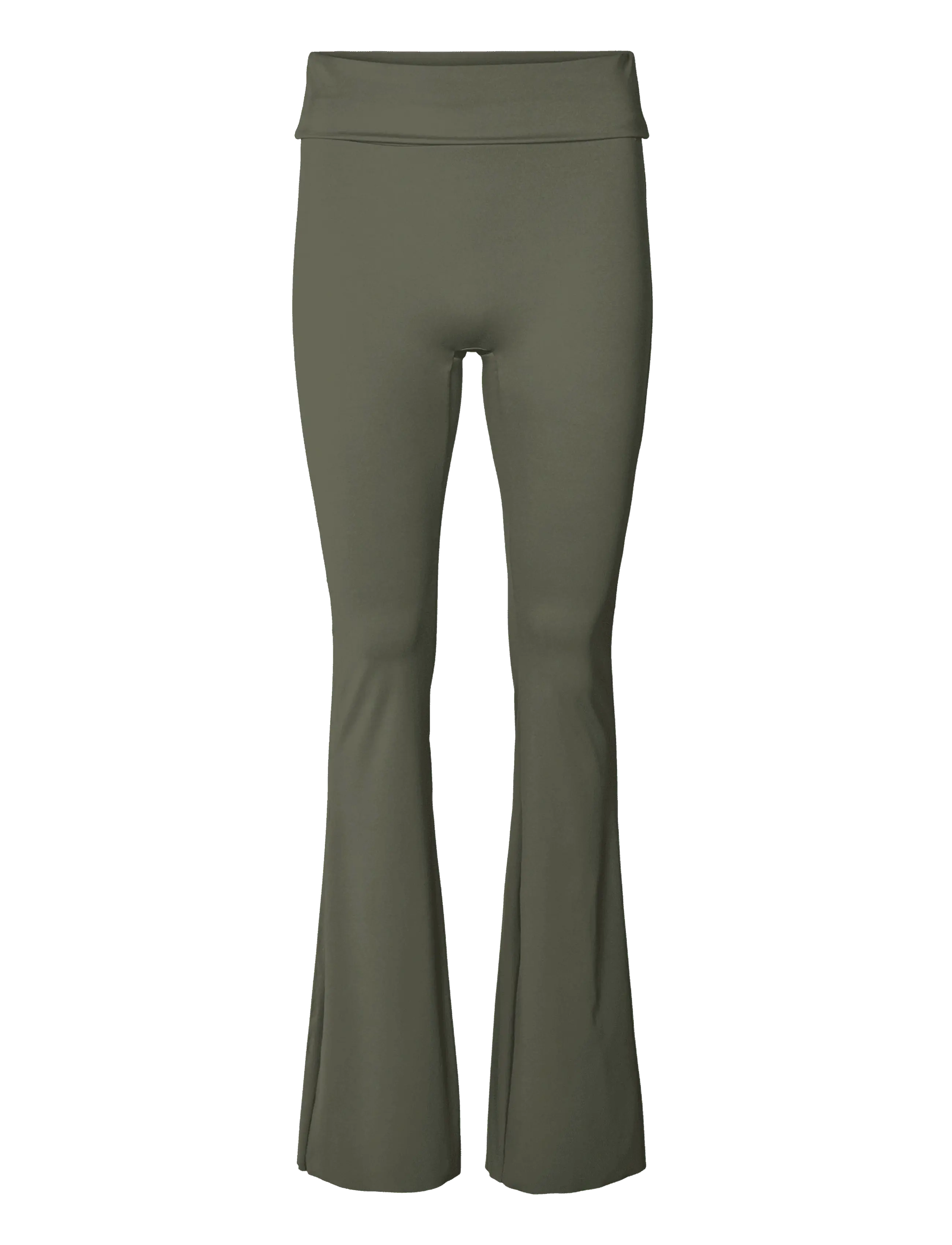 Rethinkit Studios Butter Soft Flare Tights All day - Trainingstights - CHARCOAL OLIVE / khaki/green