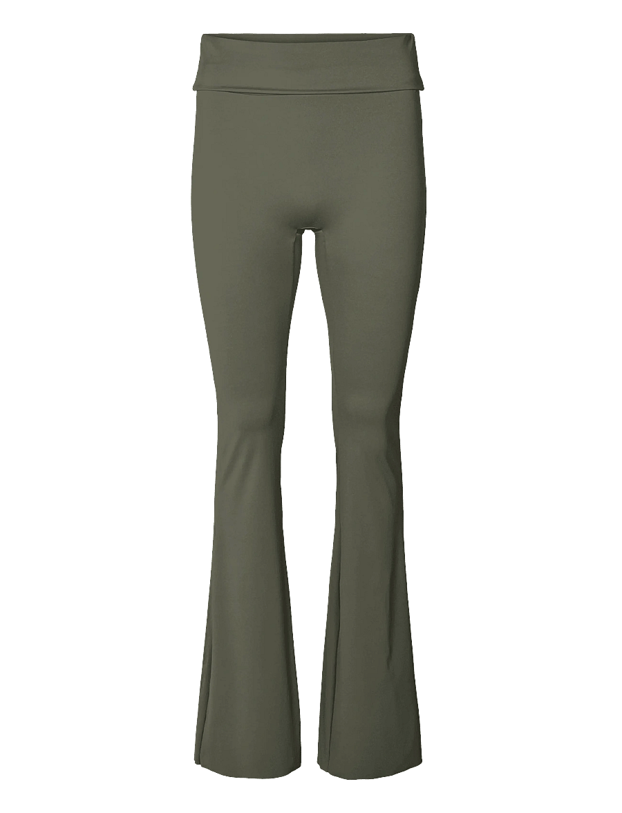 Rethinkit Studios - Butter Soft Flare Tights All day - volle länge - charcoal olive - 0