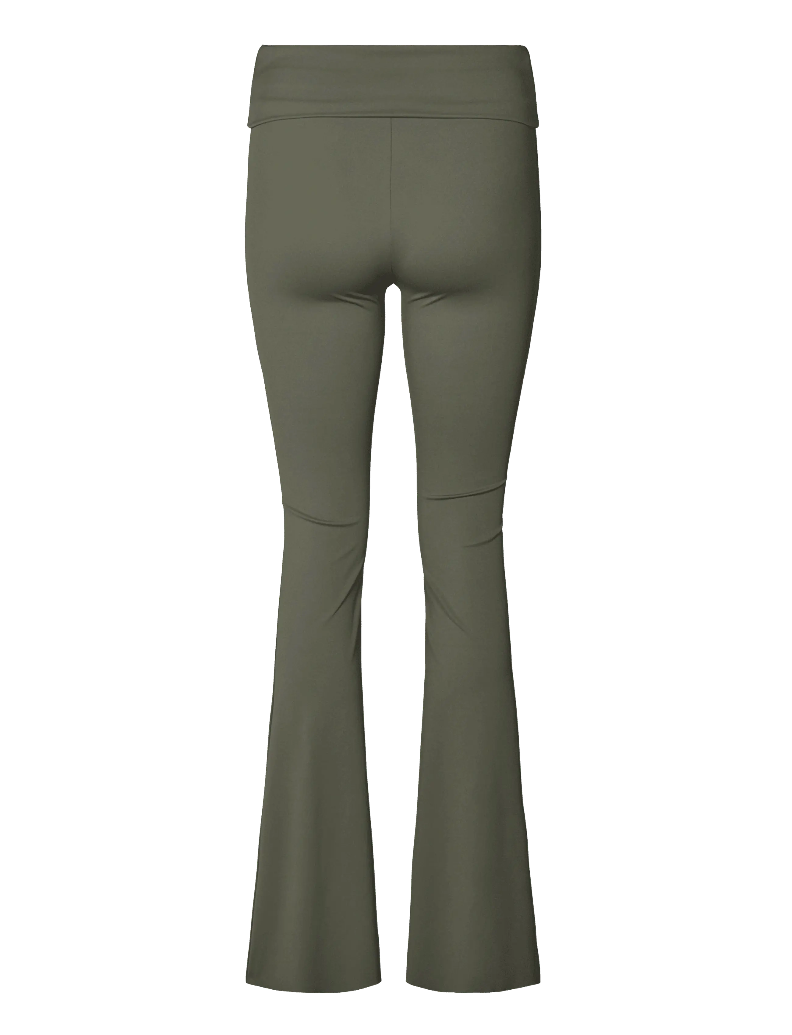 Rethinkit Studios - Butter Soft Flare Tights All day - volle länge - charcoal olive - 1