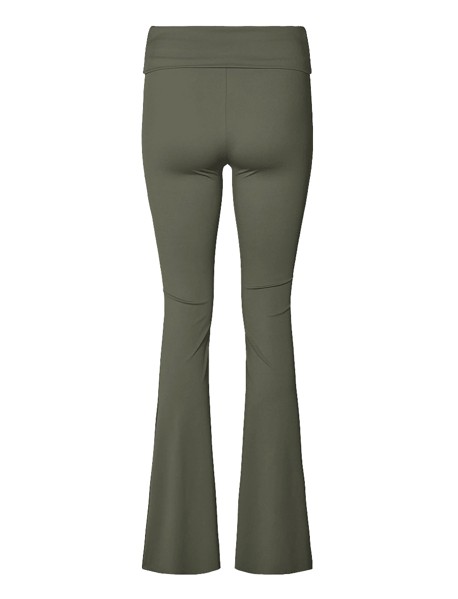 Rethinkit Studios - Butter Soft Flare Tights All day - volle länge - charcoal olive - 1