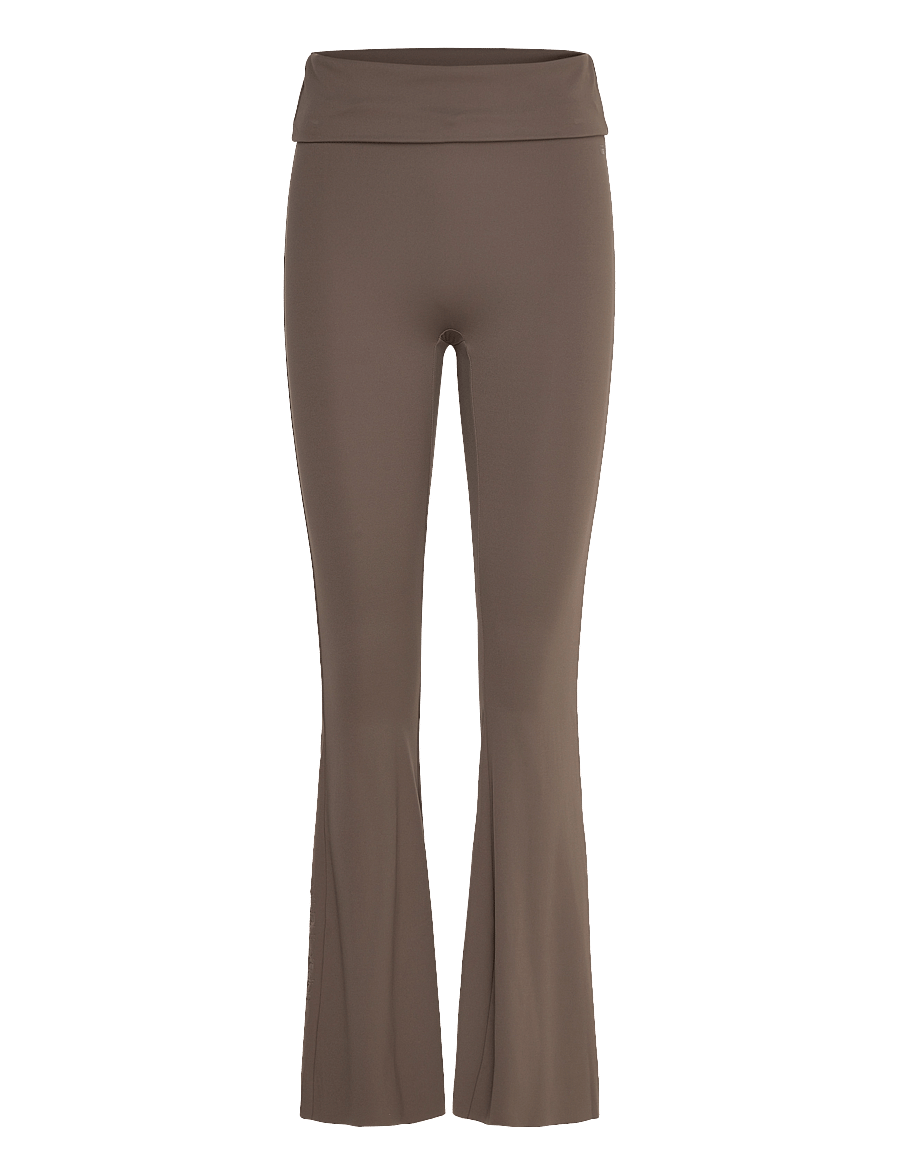 Rethinkit Studios - Butter Soft Flare Tights All day - volle länge - dark brown - 1